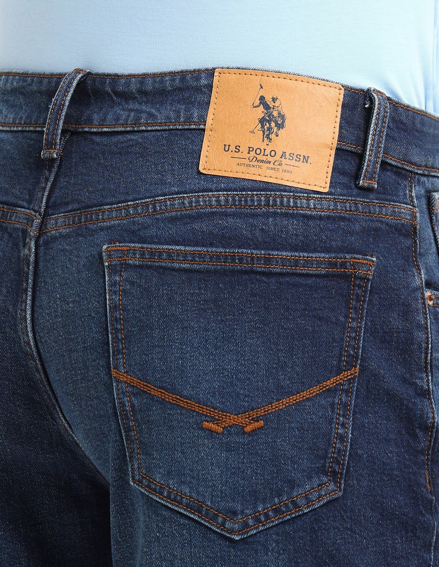 Connor Bootcut Fit Blue Jeans - Image 7