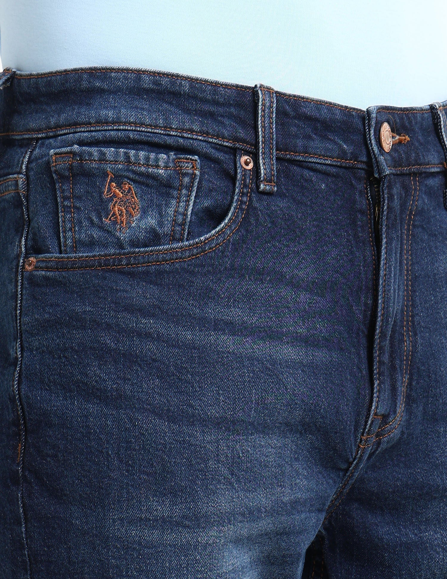 Connor Bootcut Fit Blue Jeans - Image 8