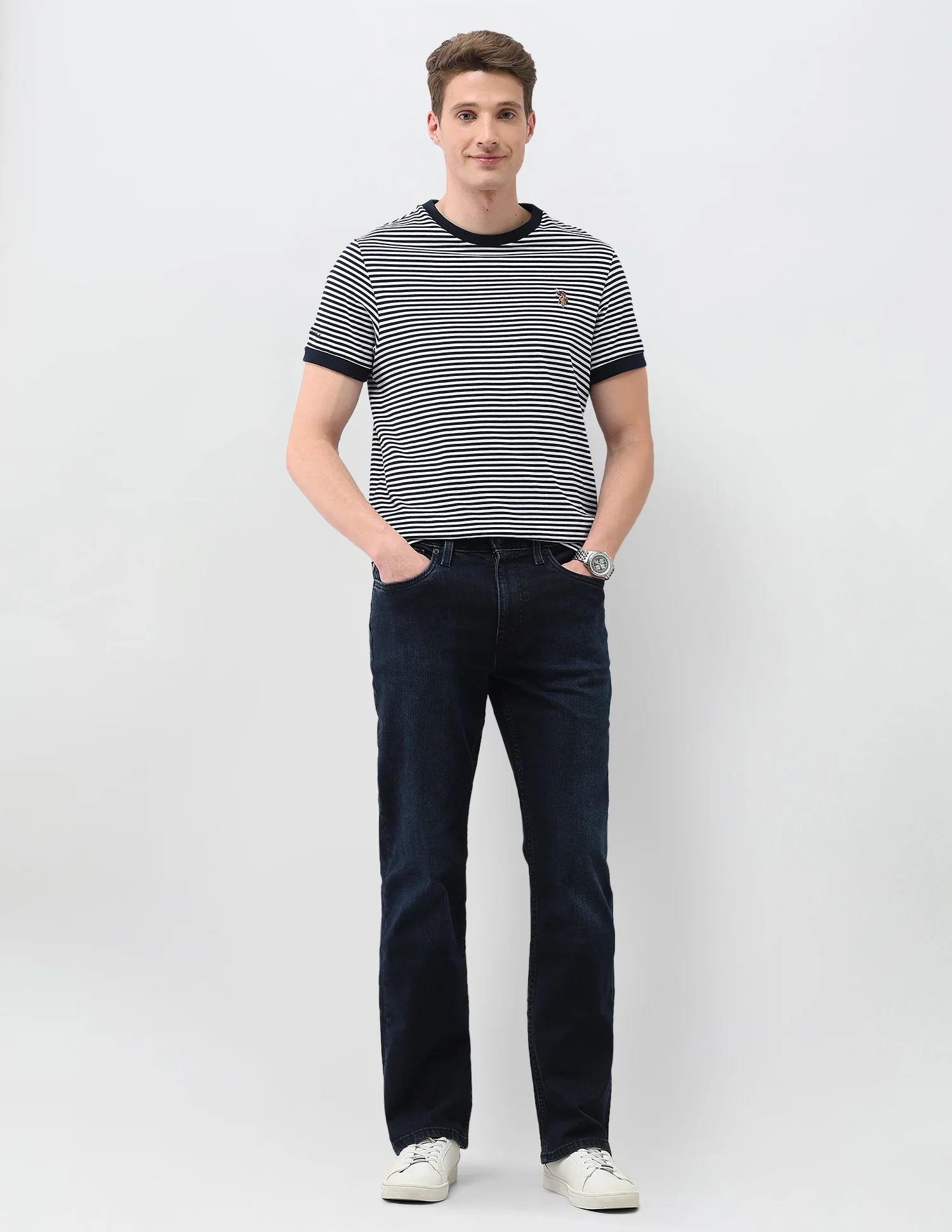 Connor Bootcut Fit Blue Jeans - Image 3