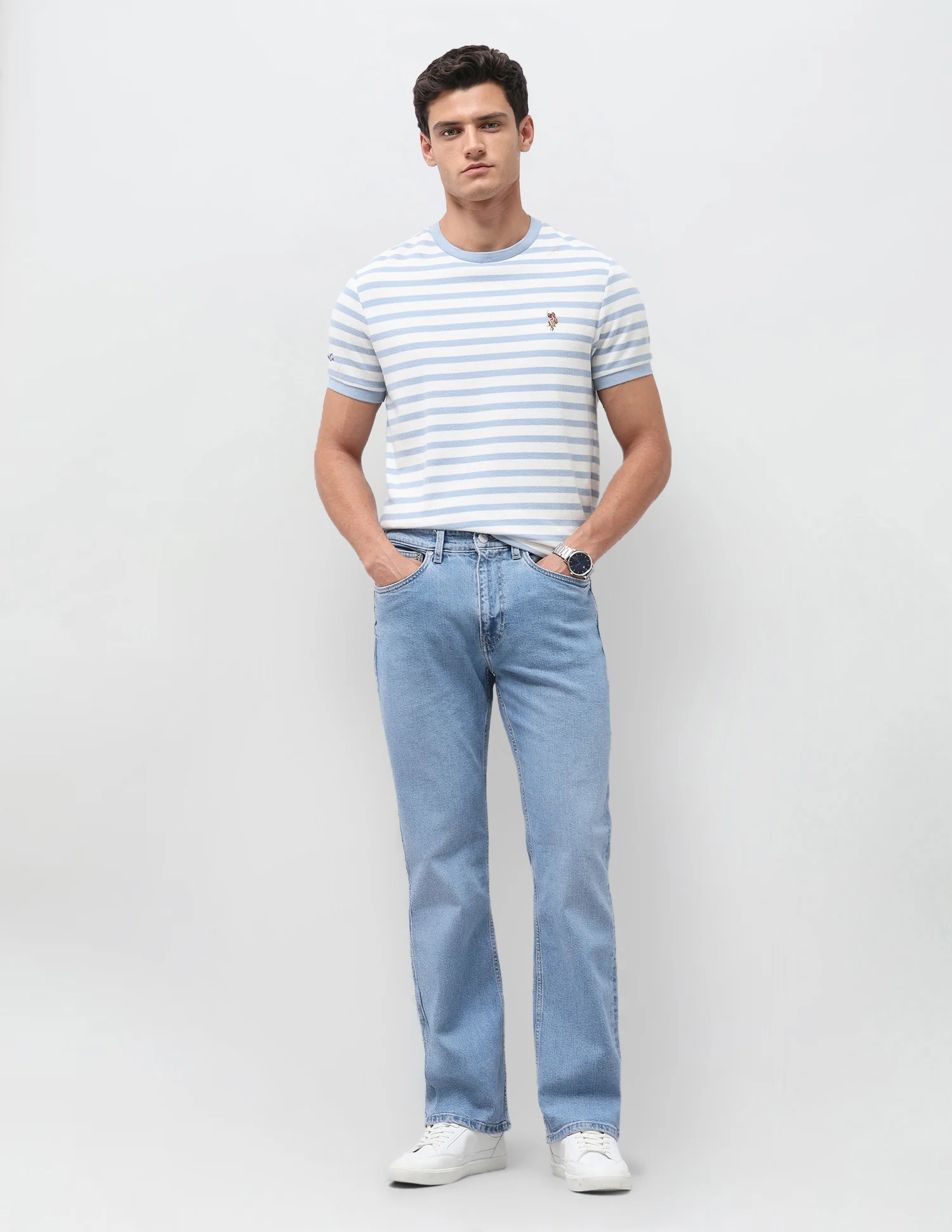 Connor Bootcut Fit Blue Jeans - Image 3