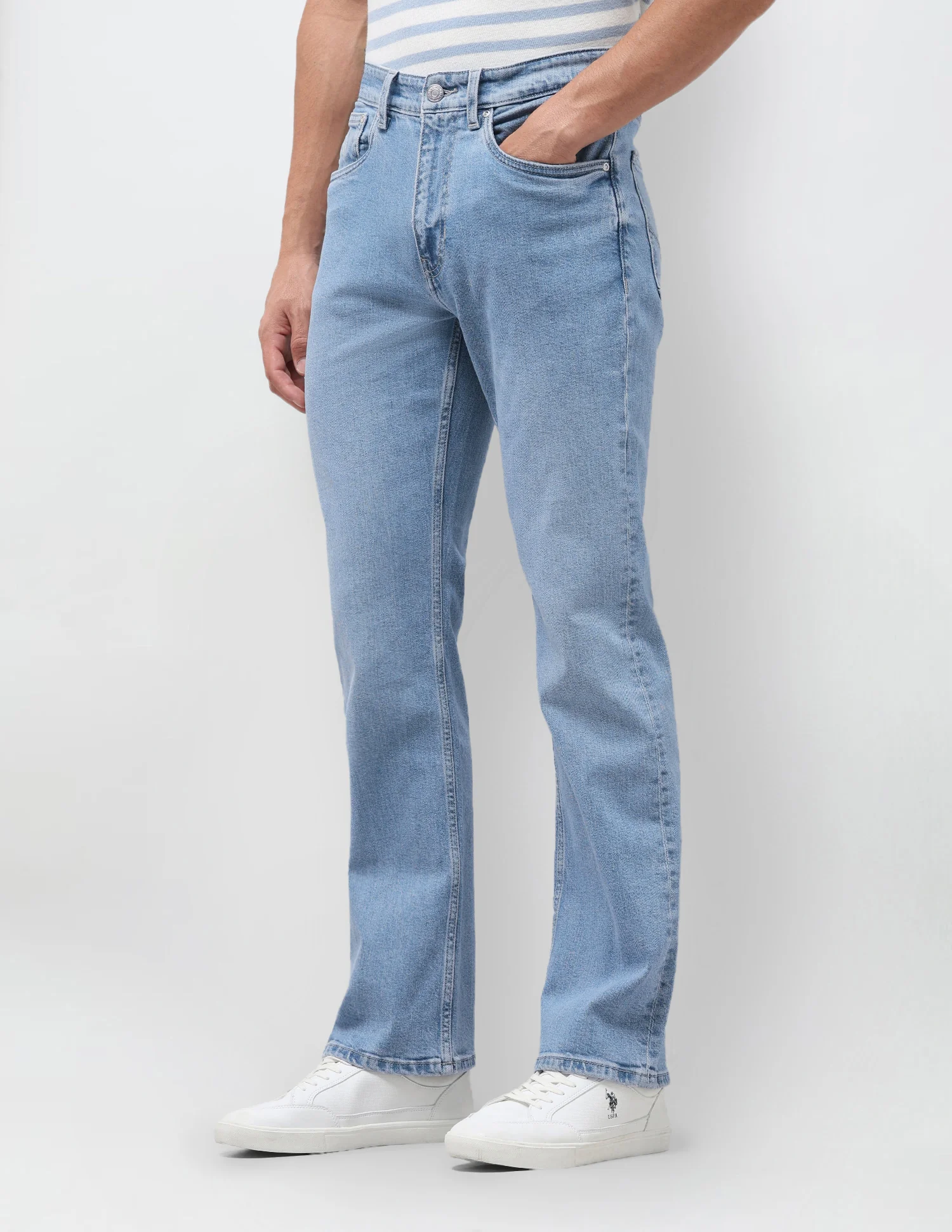 Connor Bootcut Fit Blue Jeans - Image 4