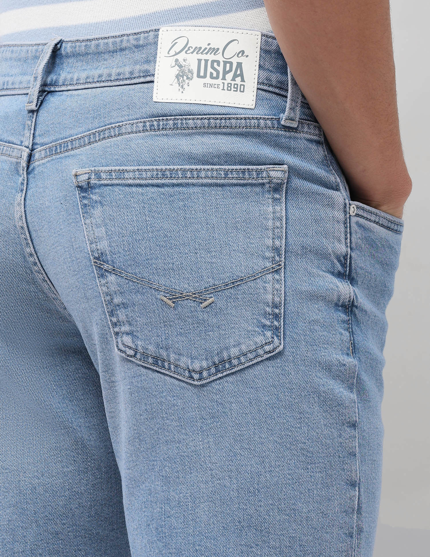 Connor Bootcut Fit Blue Jeans - Image 8