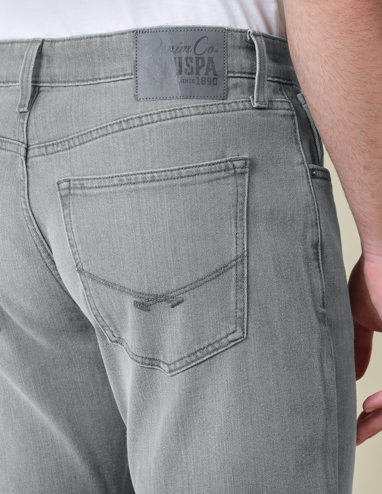 Connor Bootcut Fit Grey Jeans - Image 8