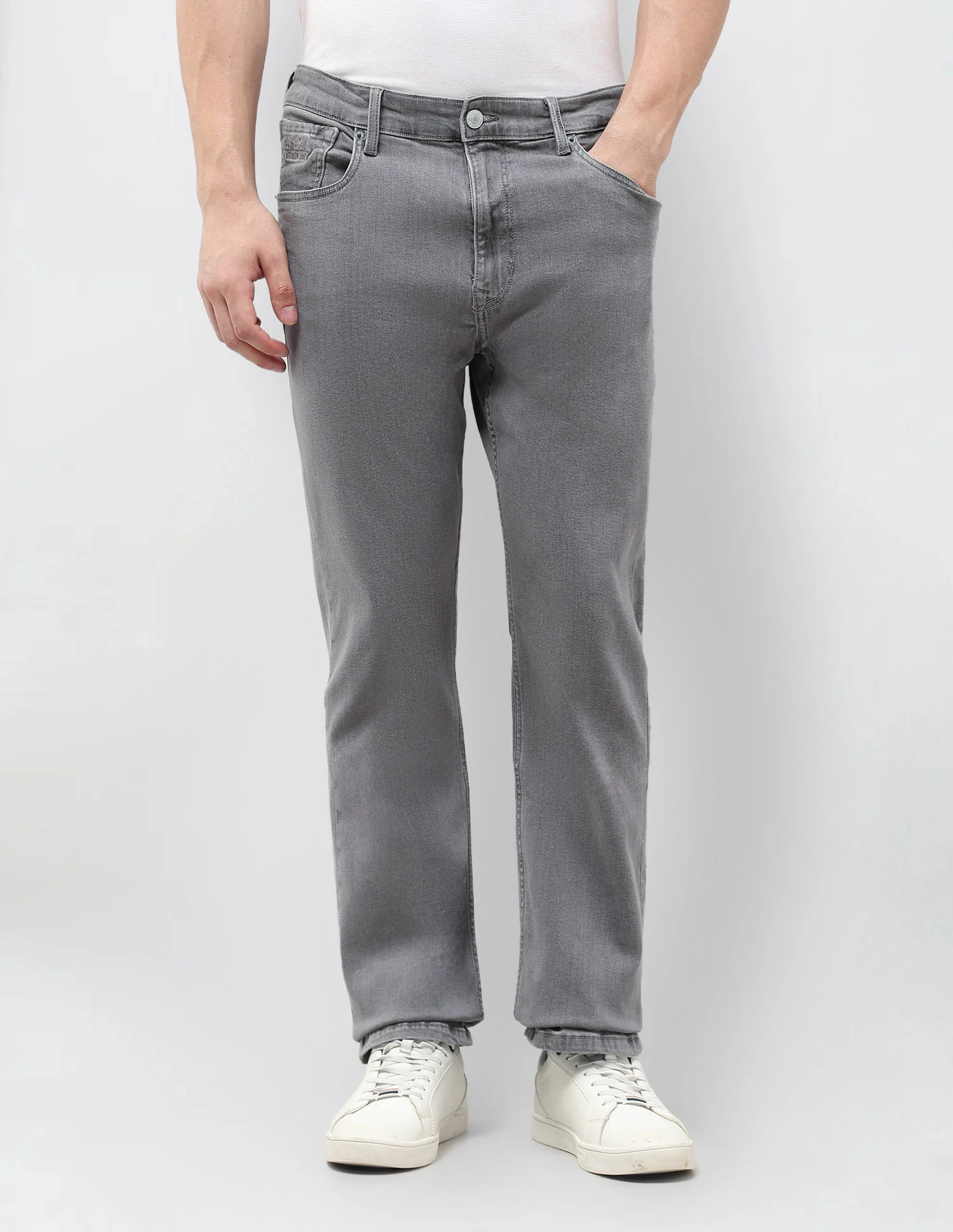 Connor Bootcut Grey Jeans - Image 6