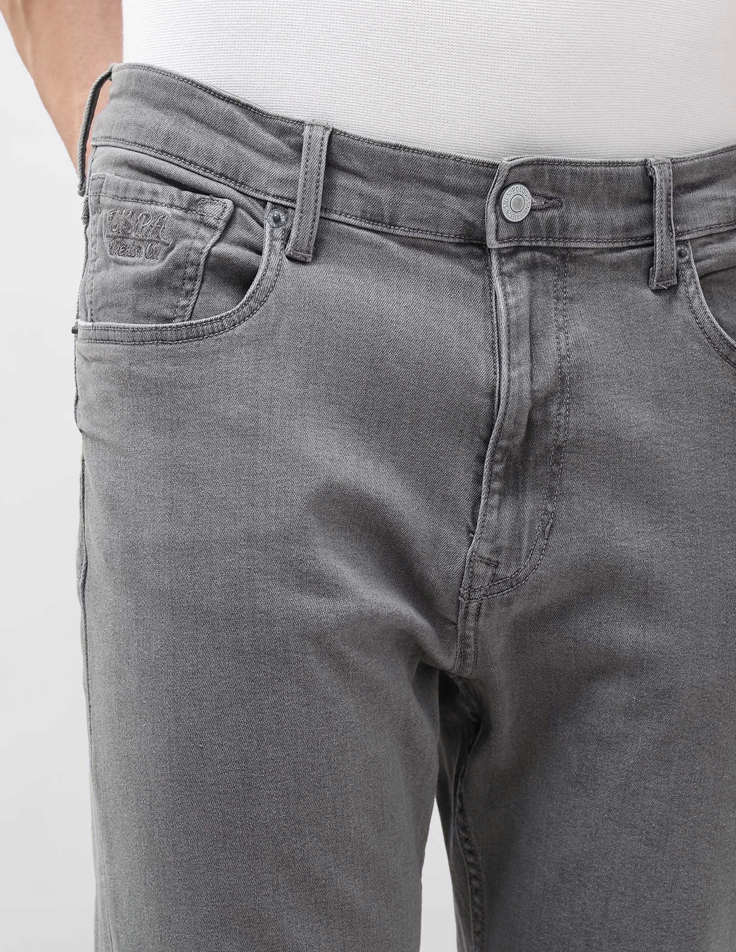 Connor Bootcut Grey Jeans - Image 7