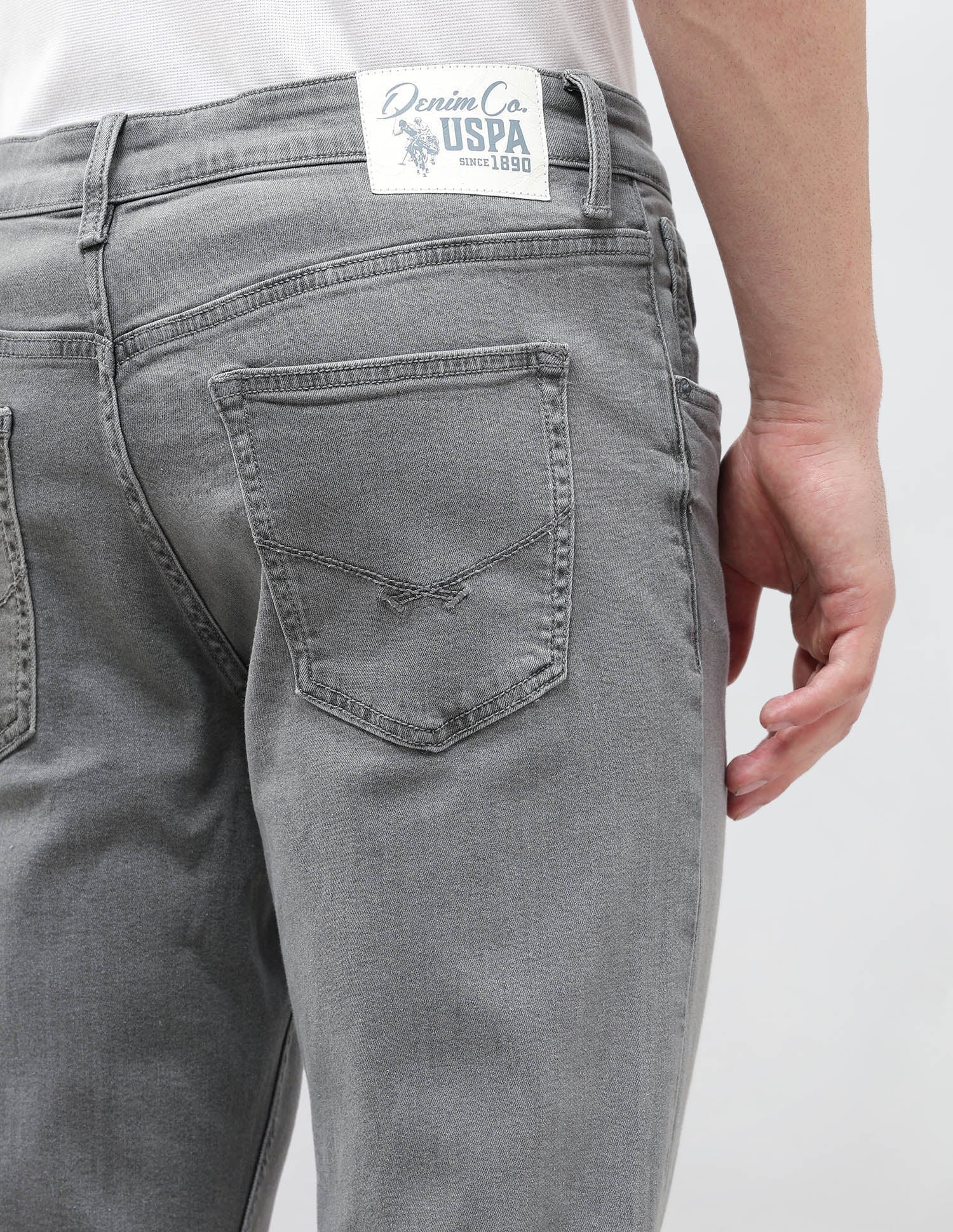 Connor Bootcut Grey Jeans - Image 8