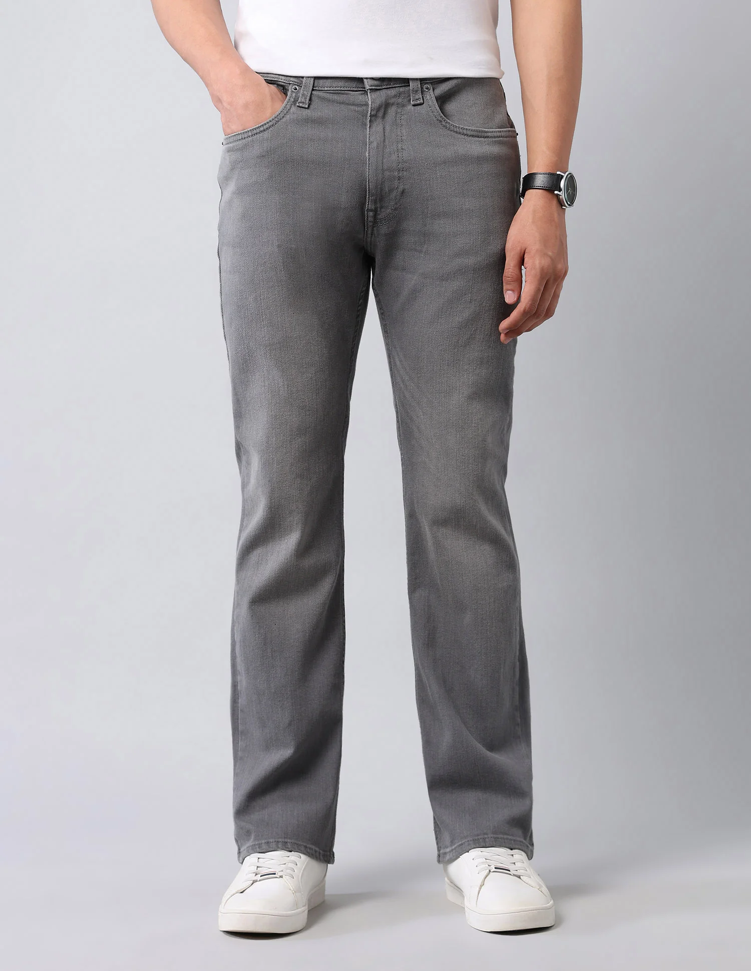Connor Bootcut Grey Jeans