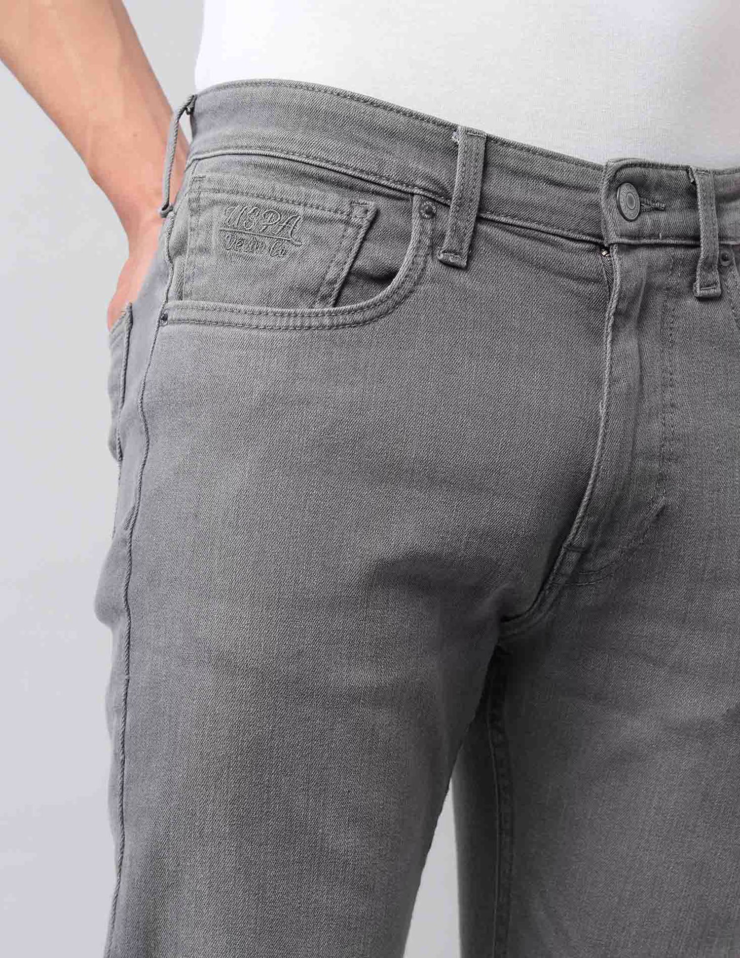 Connor Bootcut Grey Jeans - Image 7
