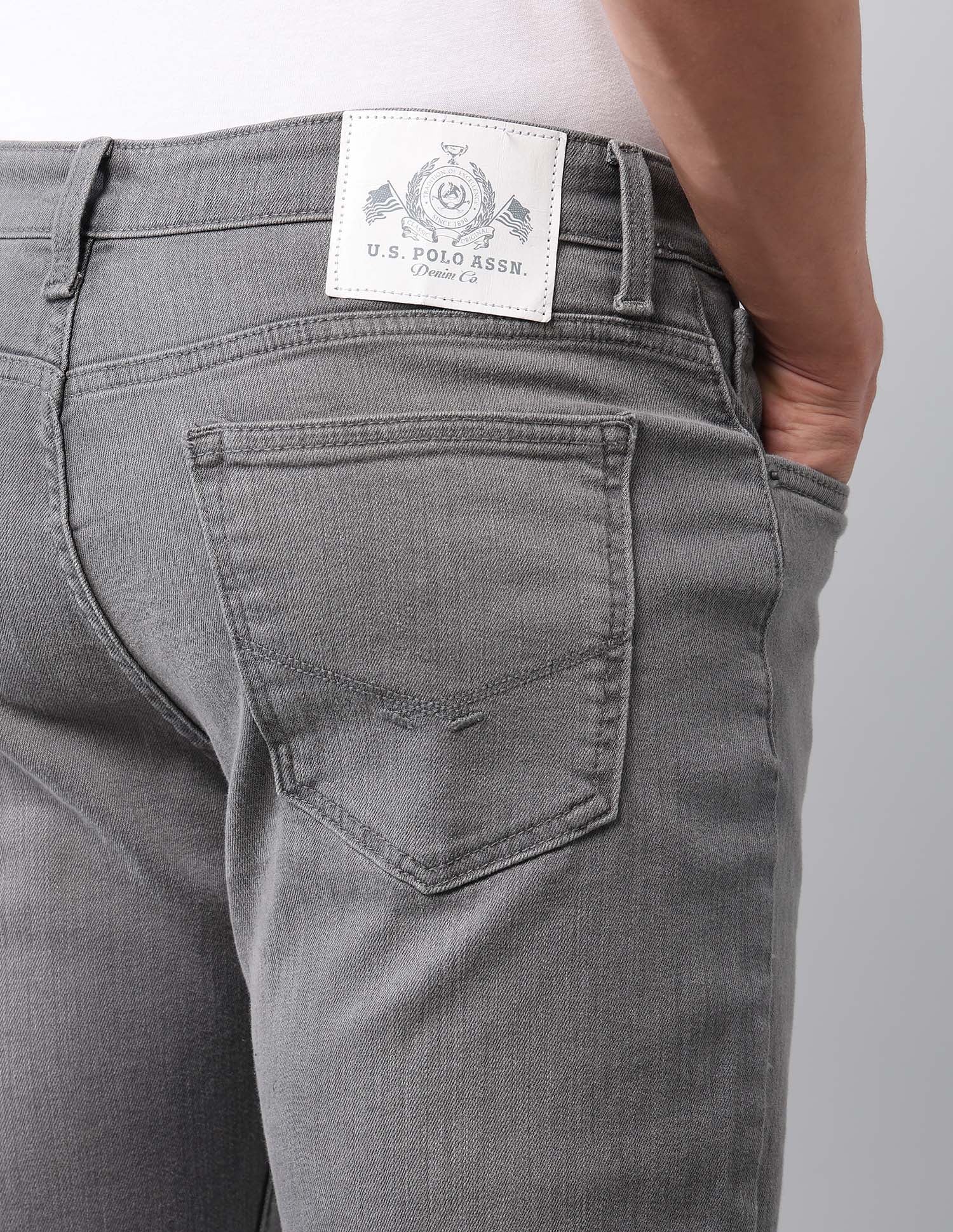 Connor Bootcut Grey Jeans - Image 8