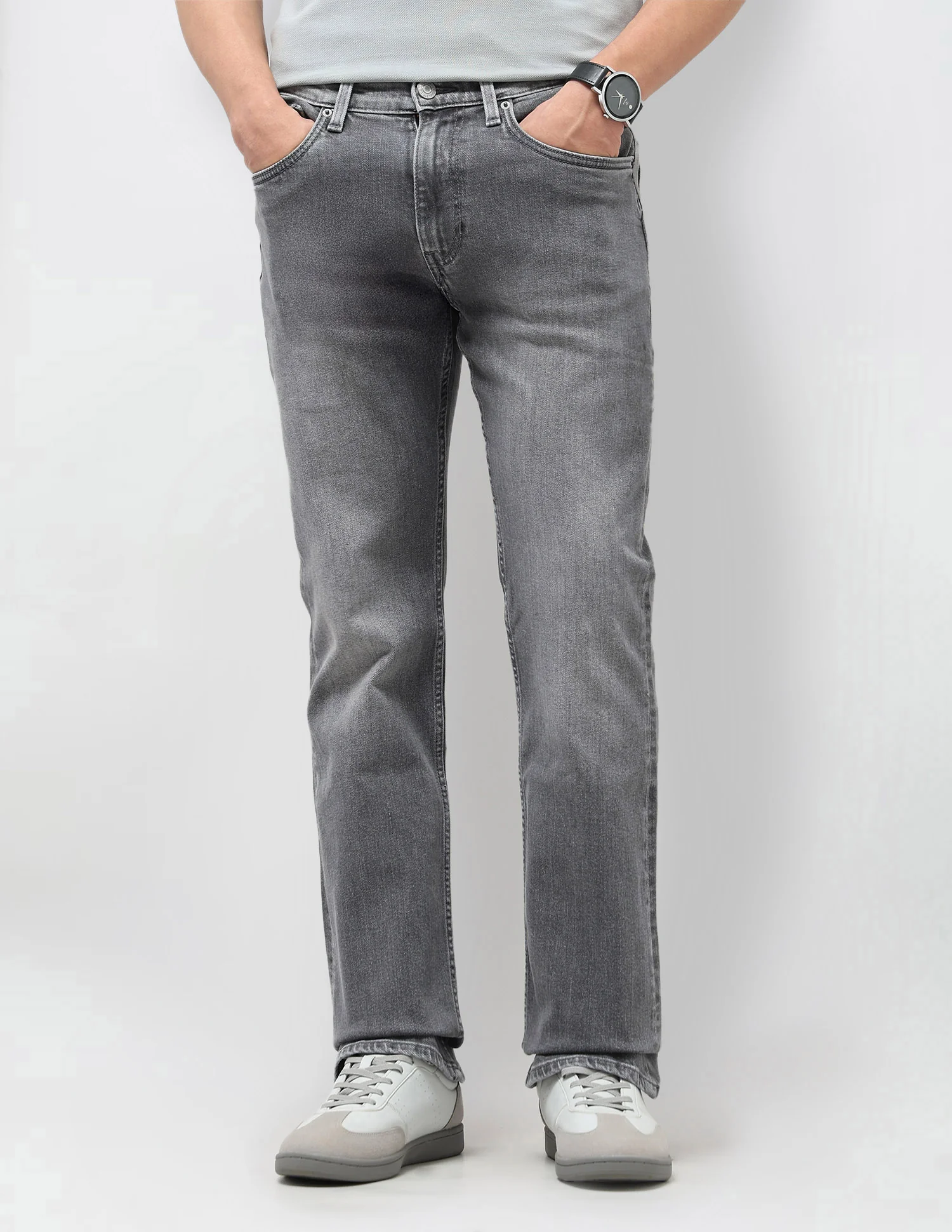 Connor Bootcut Grey Jeans