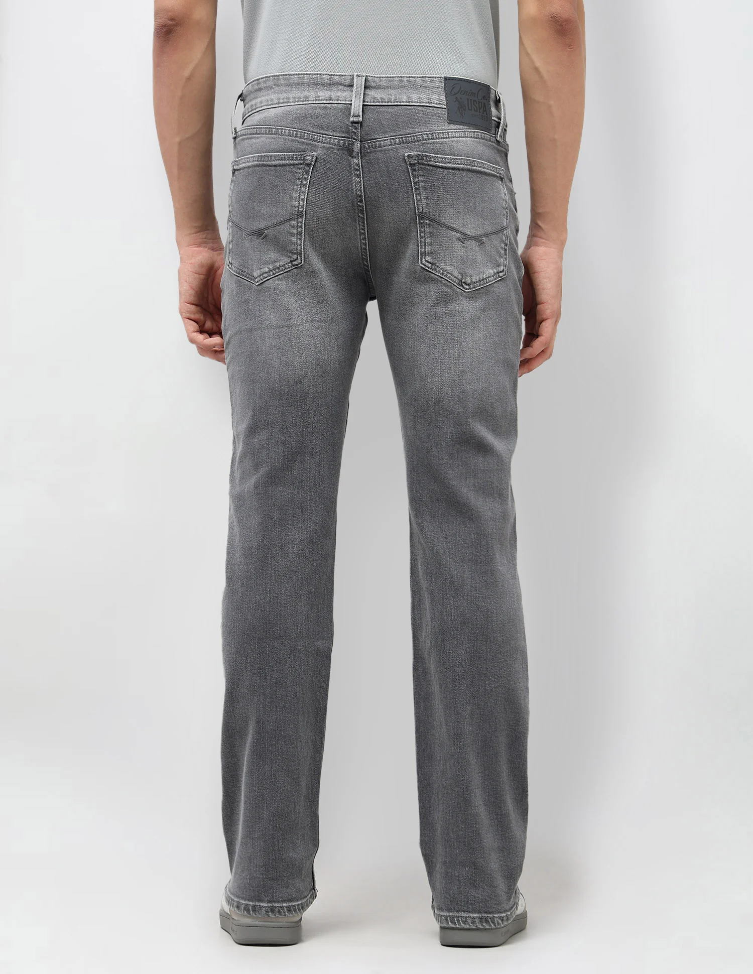 Connor Bootcut Grey Jeans - Image 5