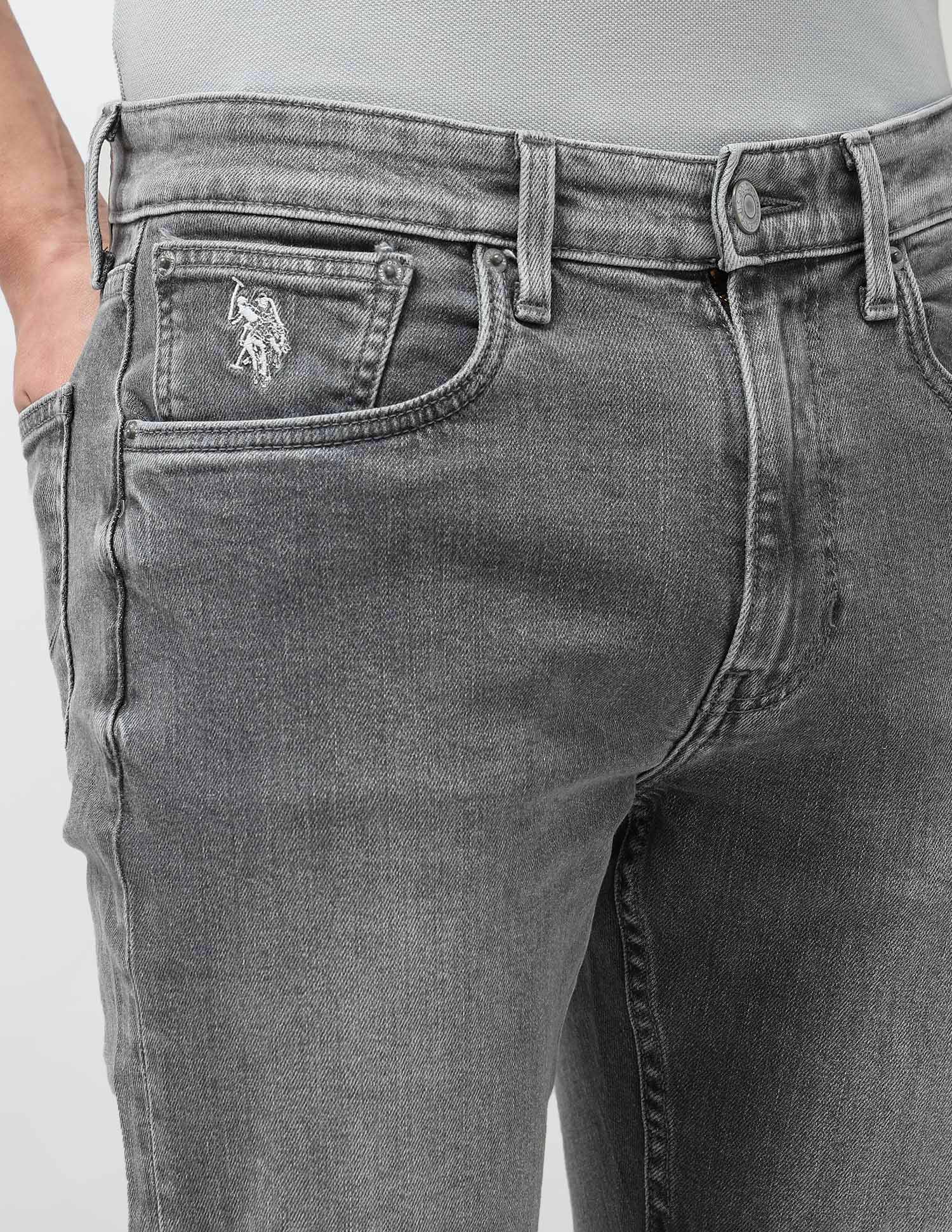 Connor Bootcut Grey Jeans - Image 7