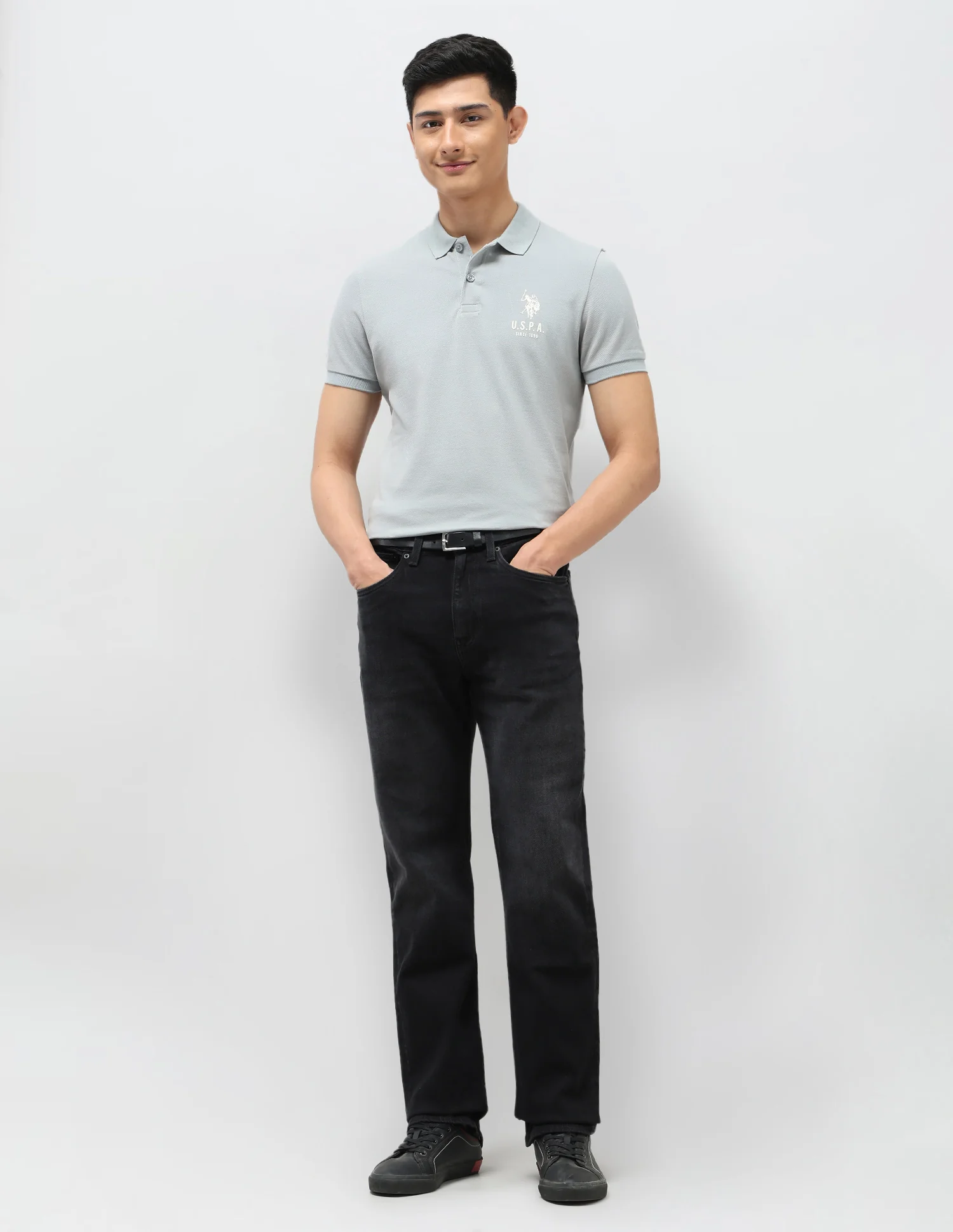 Connor Bootcut Grey Jeans - Image 3