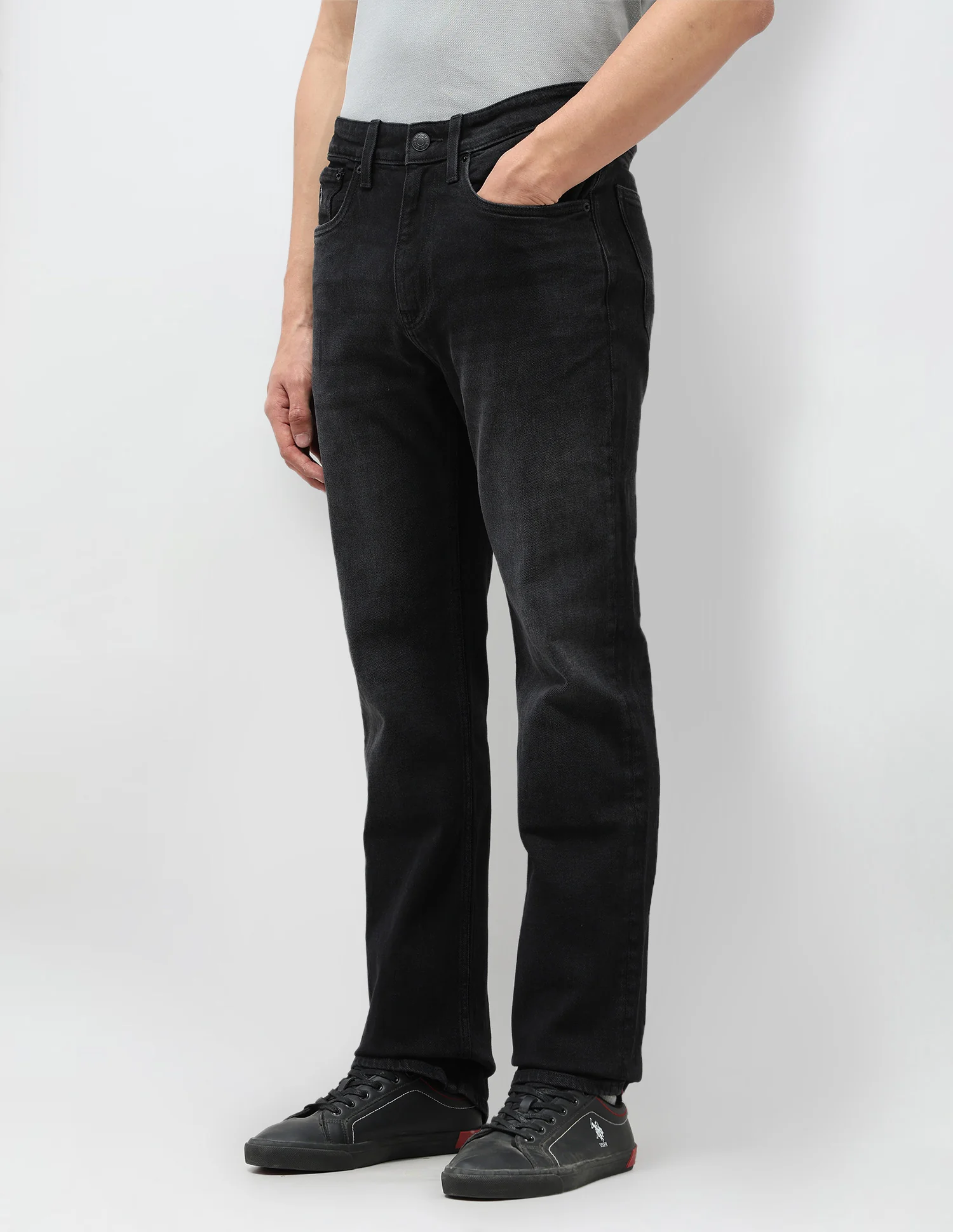 Connor Bootcut Grey Jeans - Image 4