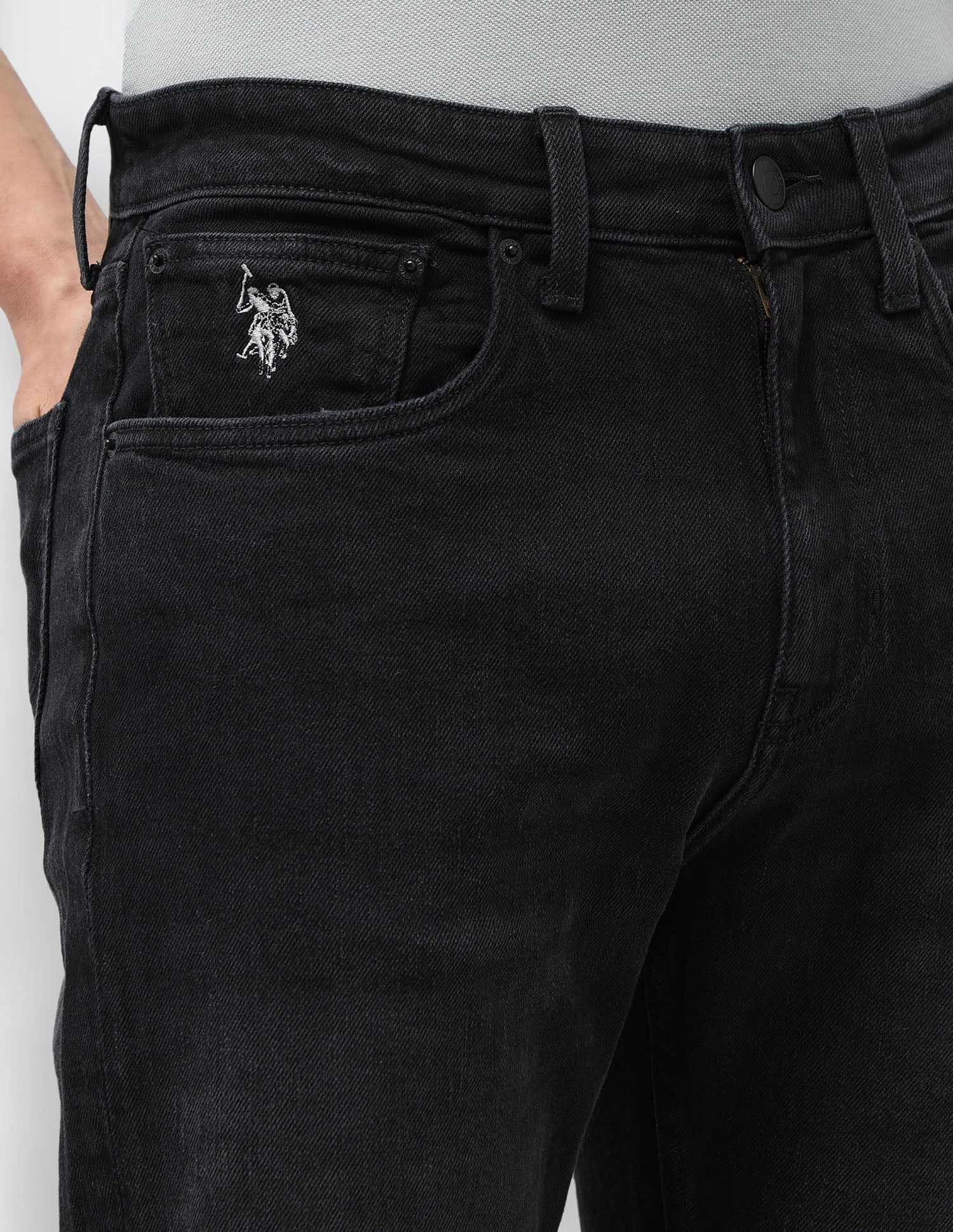 Connor Bootcut Grey Jeans - Image 7
