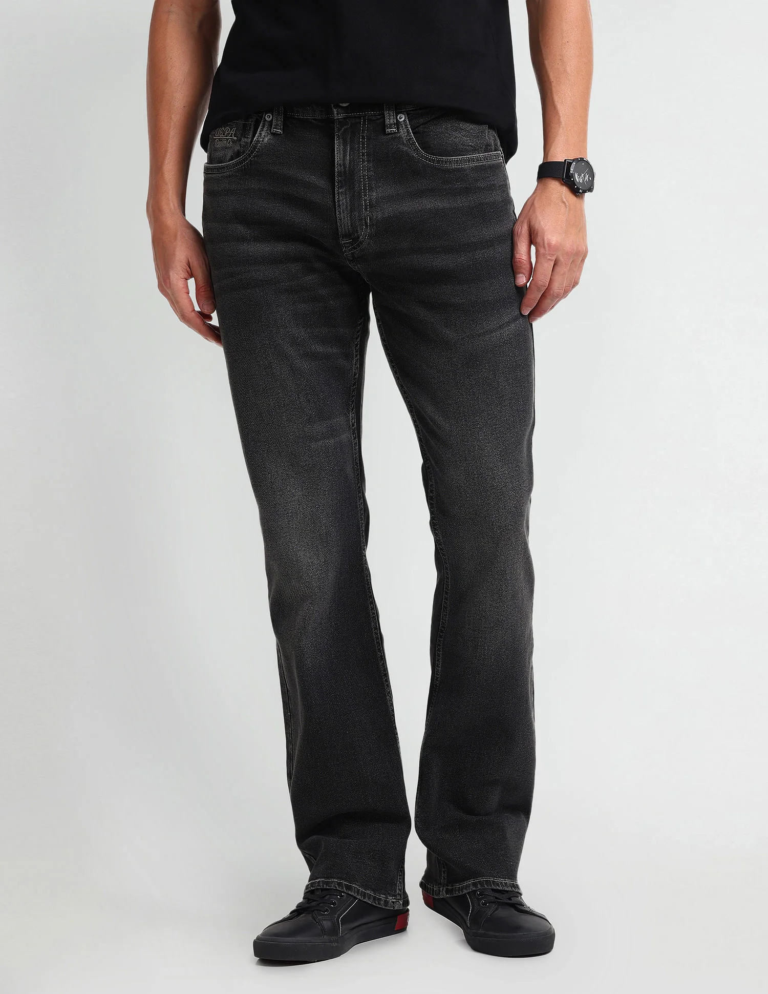 Connor Bootcut Grey Jeans
