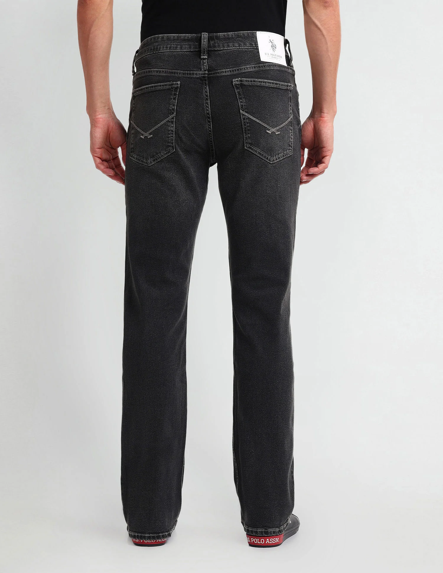 Connor Bootcut Grey Jeans - Image 5