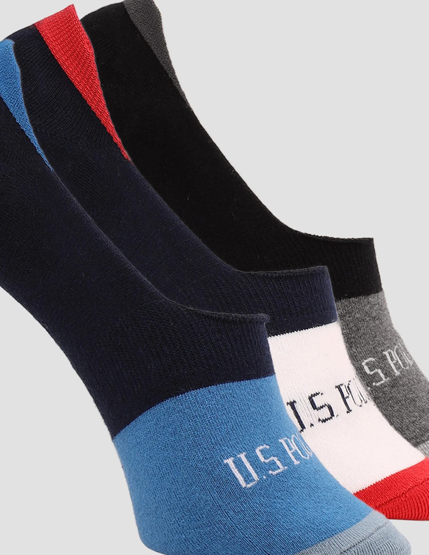Contrast Patterned Knit ES014 Socks - Pack Of 3 - Image 7