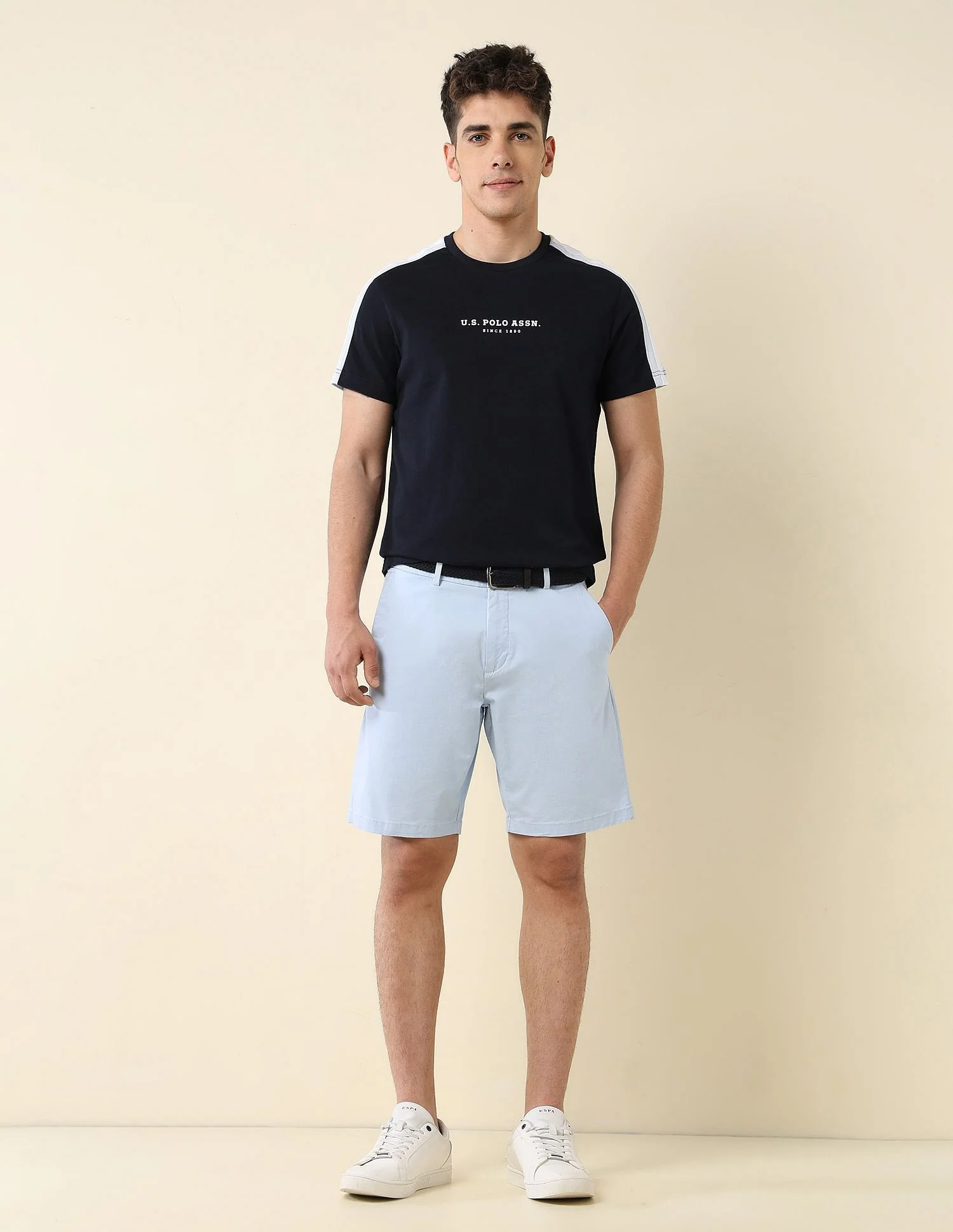 Contrast Taped Slim Fit T-Shirt - Image 3