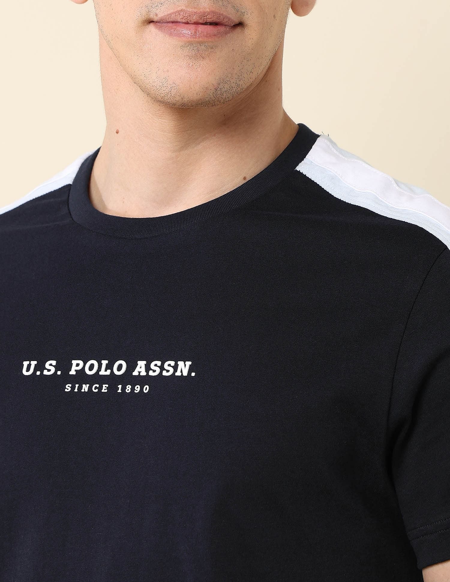 Contrast Taped Slim Fit T-Shirt - Image 7