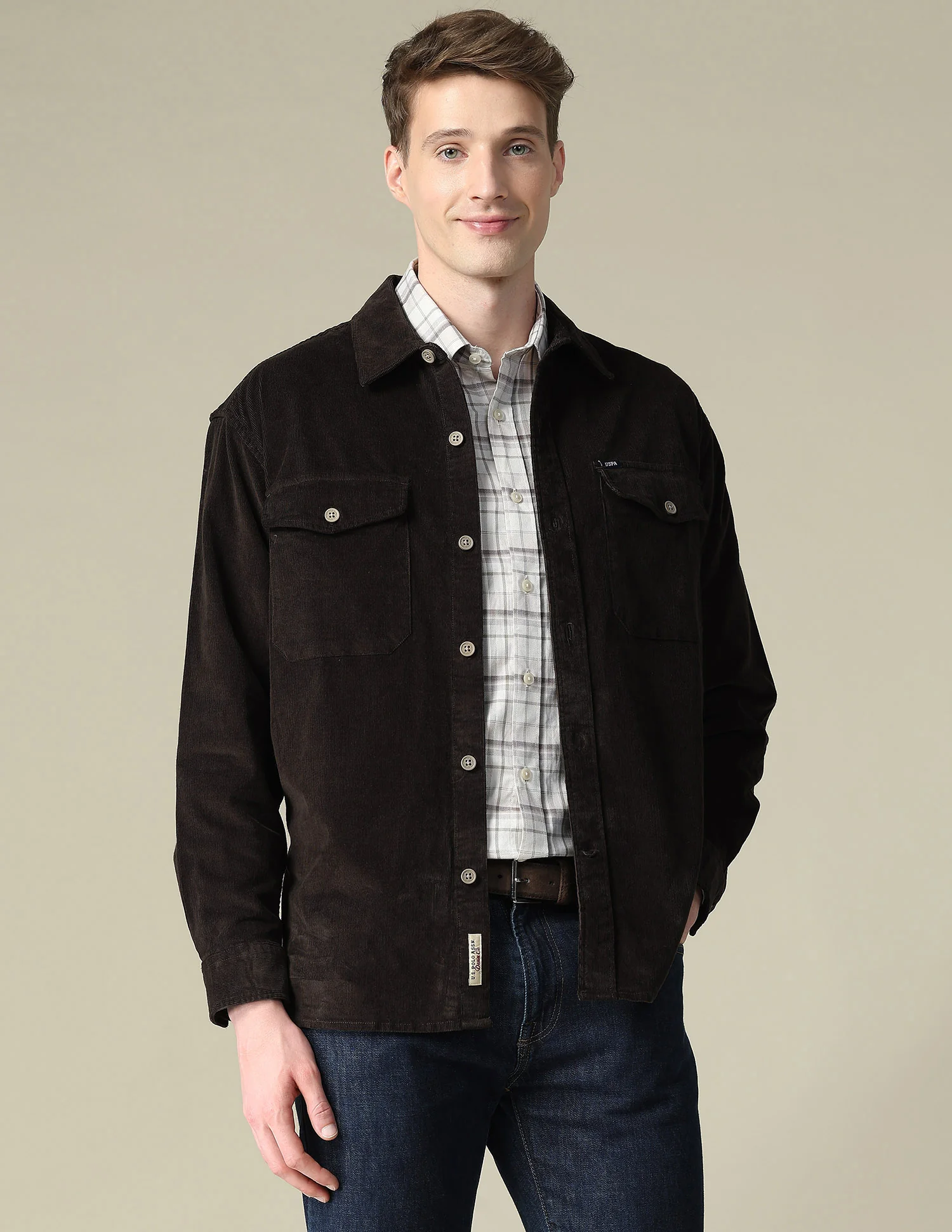 Corduroy Regular Fit Shacket