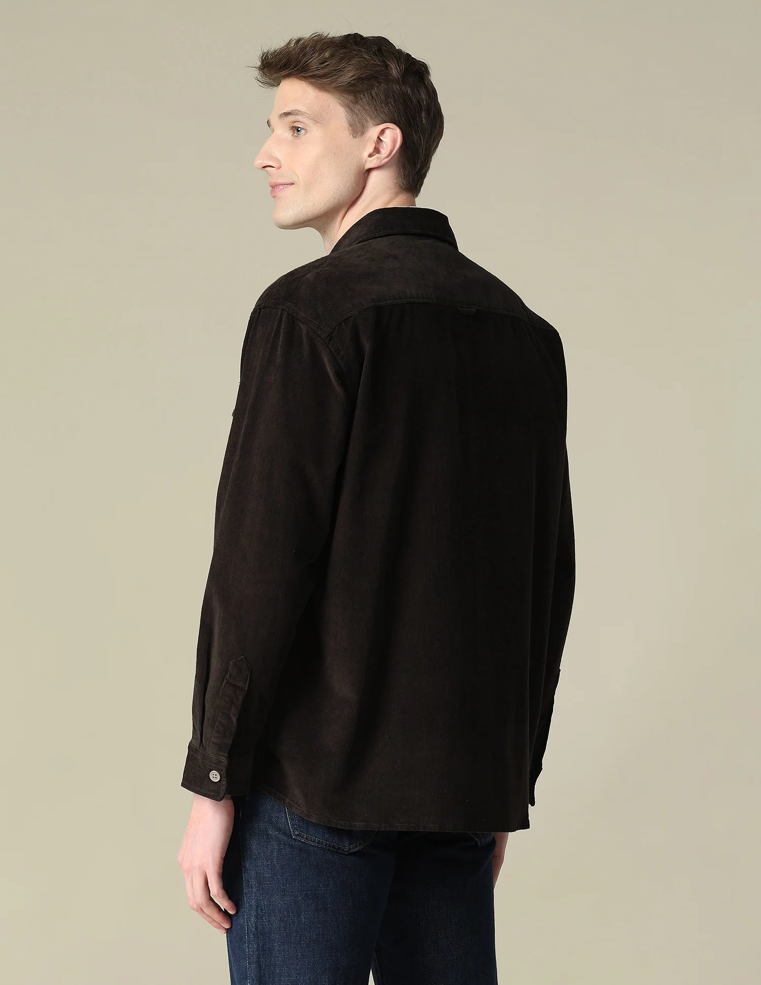 Corduroy Regular Fit Shacket - Image 5