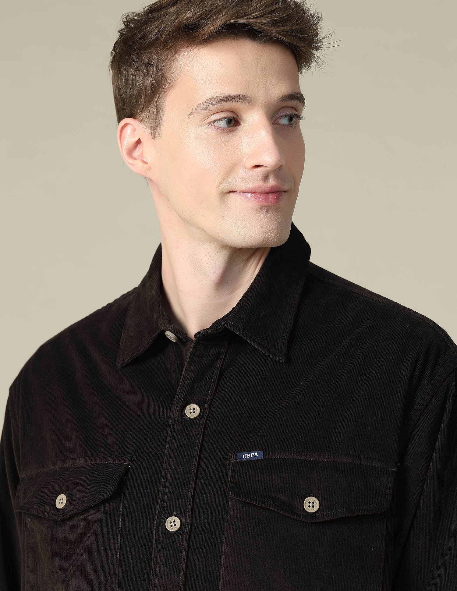 Corduroy Regular Fit Shacket - Image 7