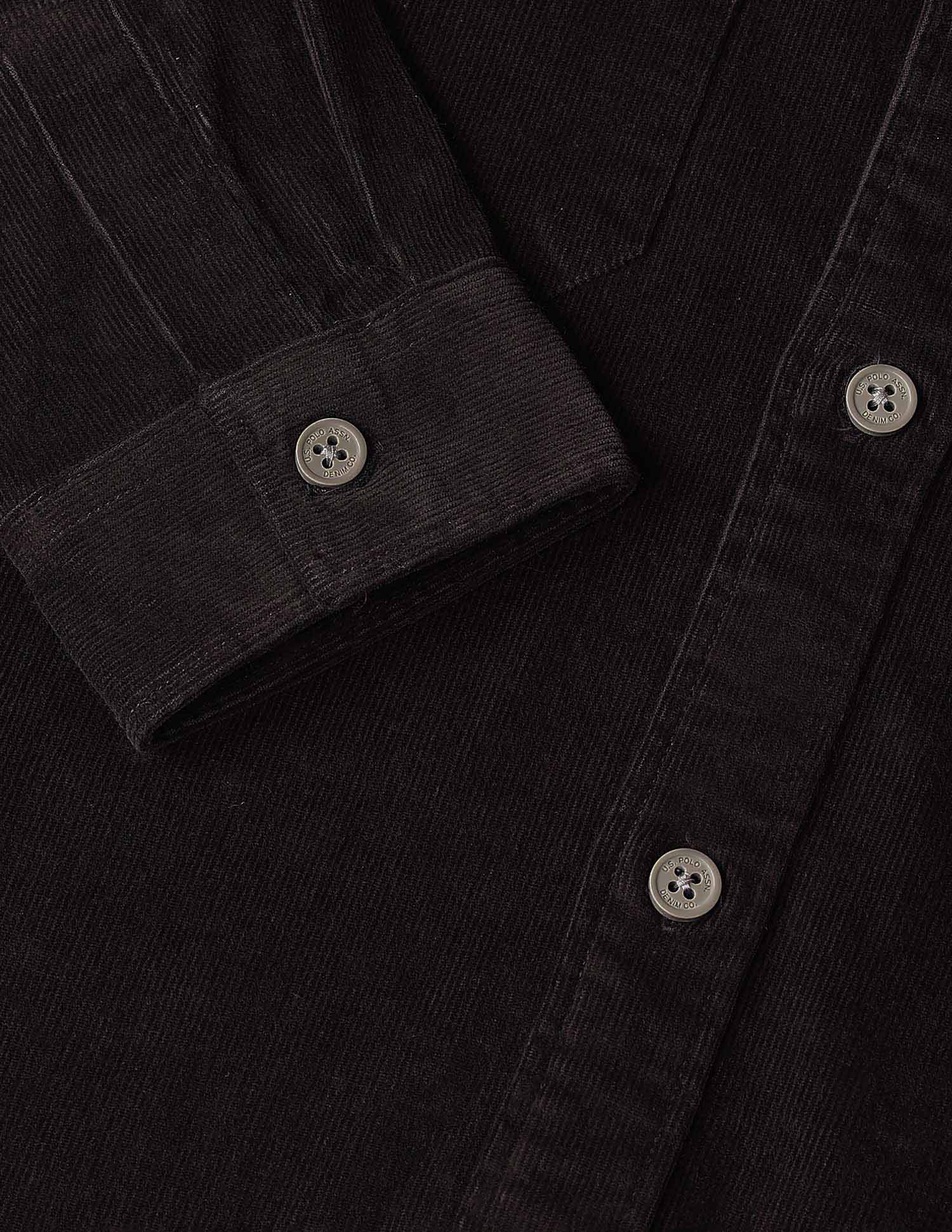 Corduroy Regular Fit Shacket - Image 8