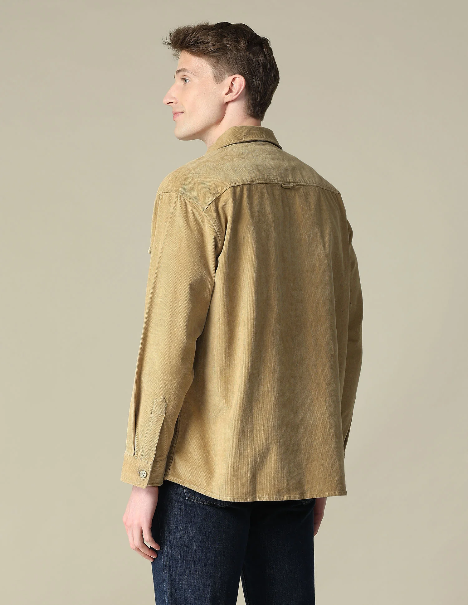 Corduroy Regular Fit Shacket - Image 5