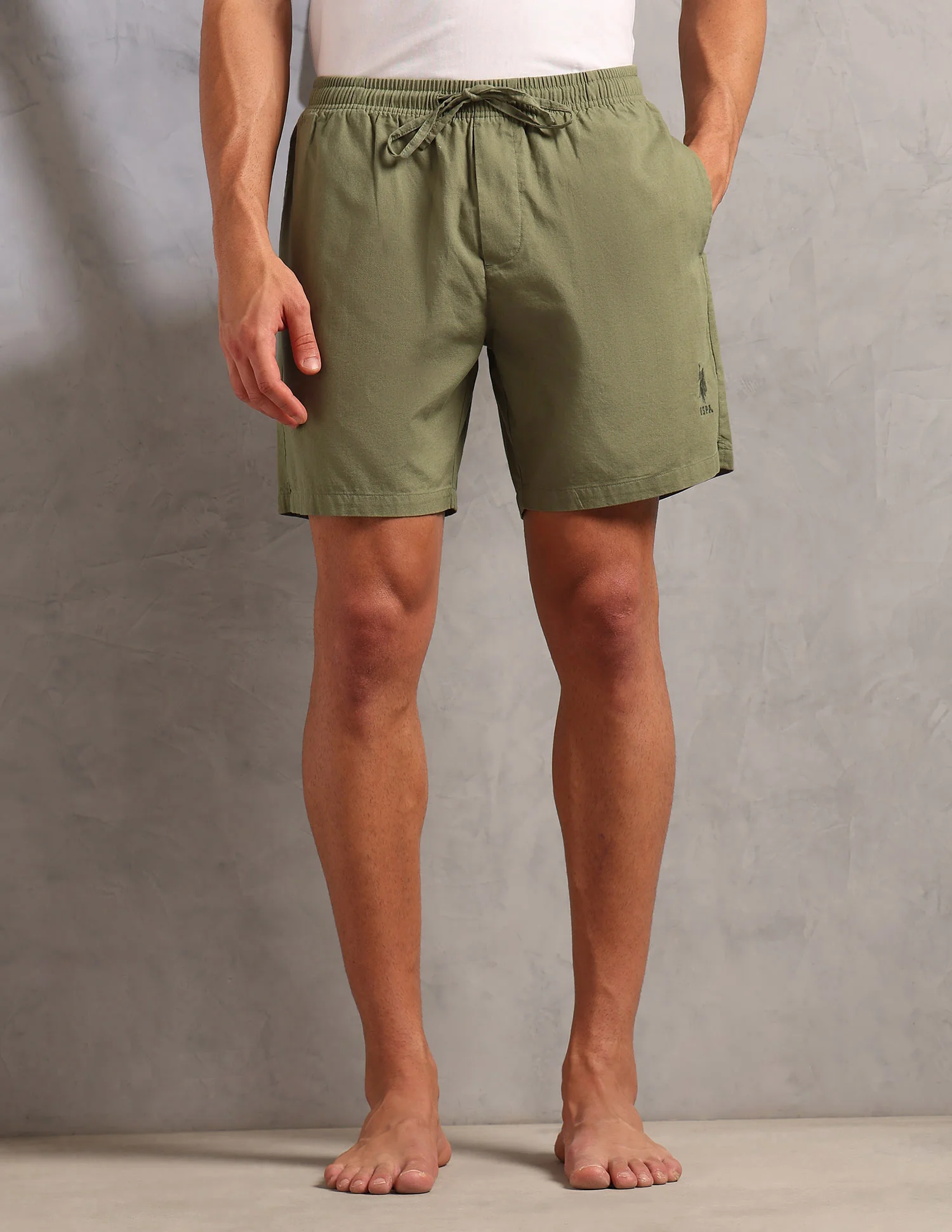 Cotton Linen PS001 Lounge Shorts - Pack Of 1 - Image 6