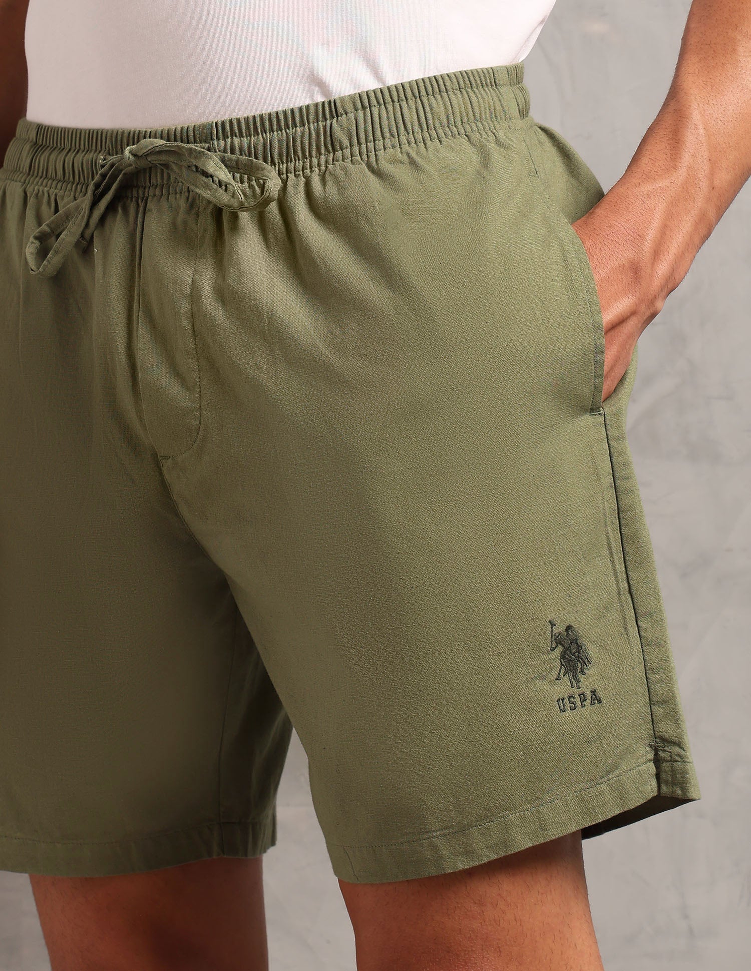 Cotton Linen PS001 Lounge Shorts - Pack Of 1 - Image 7