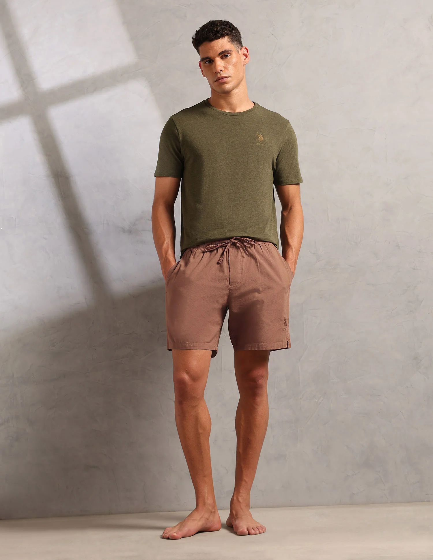 Cotton Linen PS001 Lounge Shorts - Pack Of 1 - Image 3