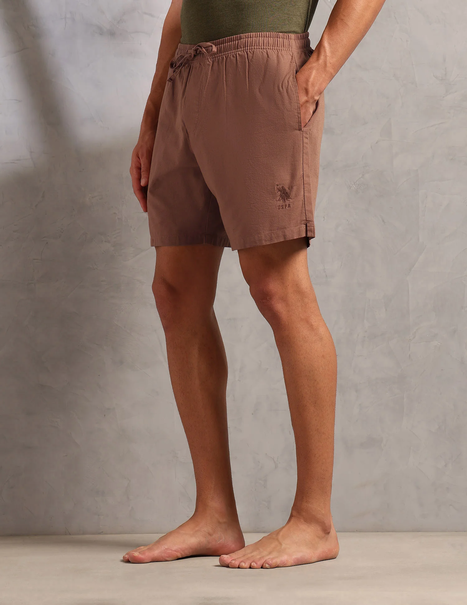 Cotton Linen PS001 Lounge Shorts - Pack Of 1 - Image 4
