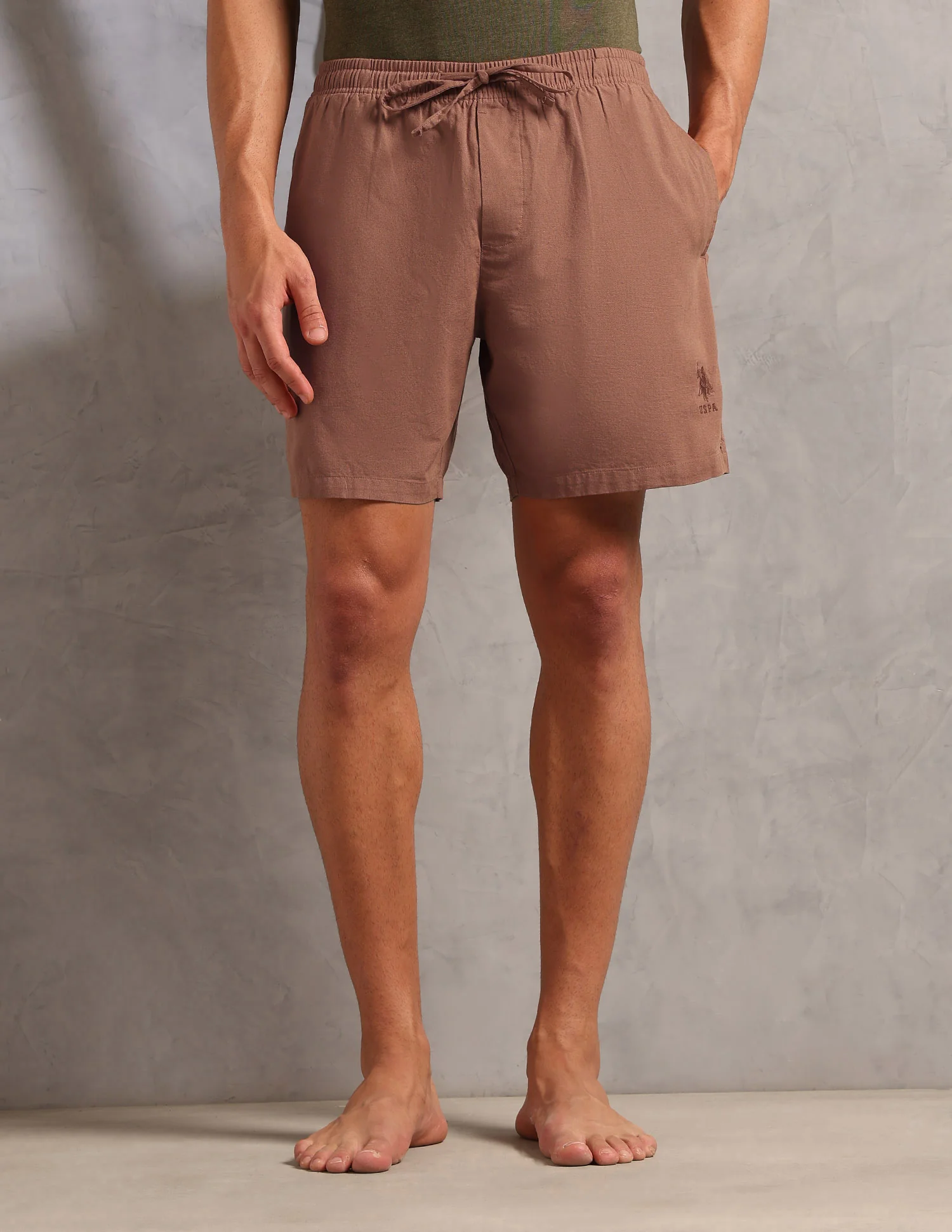 Cotton Linen PS001 Lounge Shorts - Pack Of 1 - Image 6