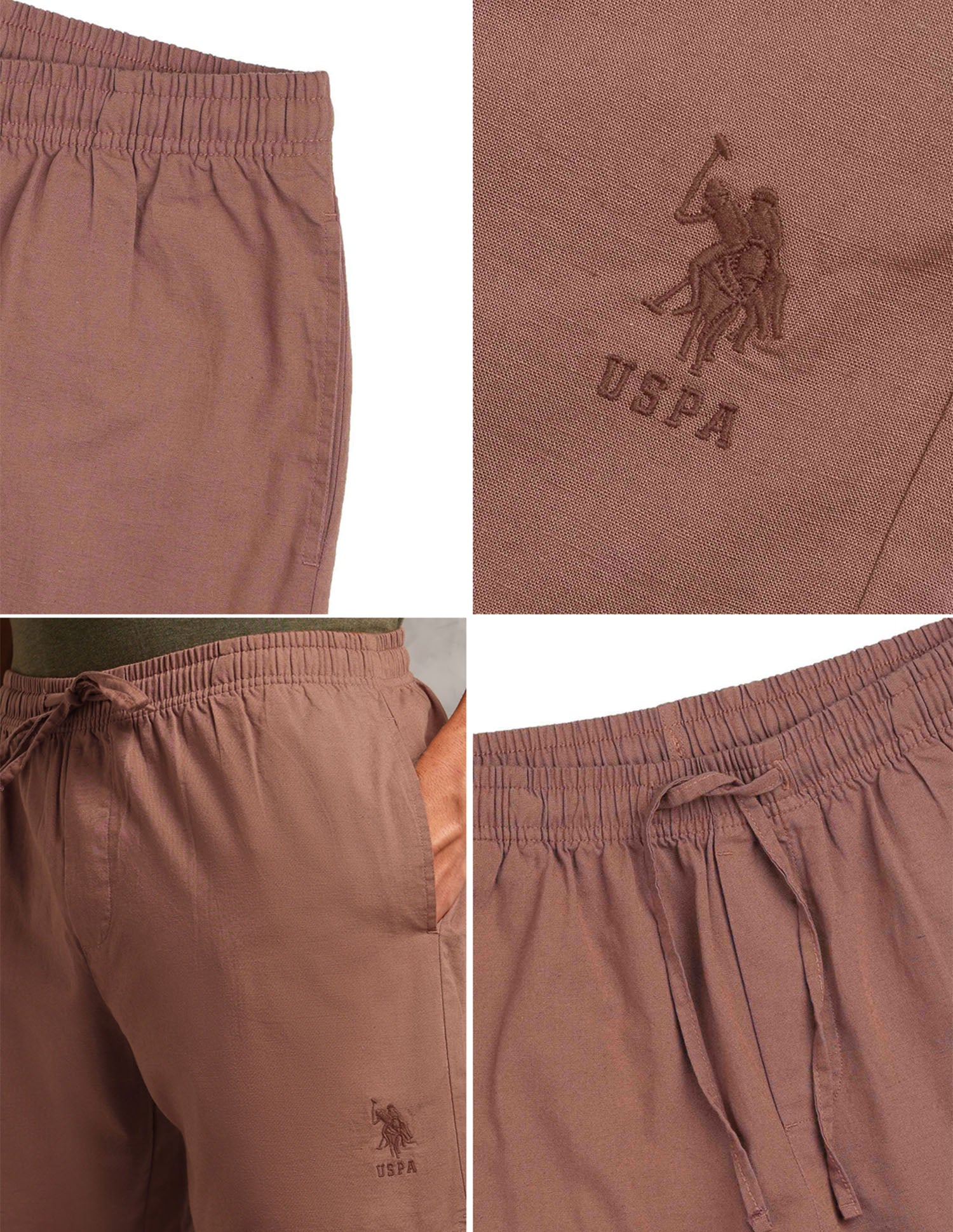 Cotton Linen PS001 Lounge Shorts - Pack Of 1 - Image 8