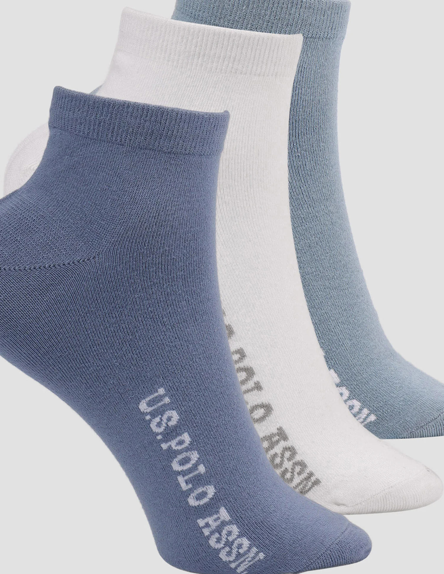 Cotton Stretch Ankle Length ES009 Socks - Pack Of 3 - Image 7