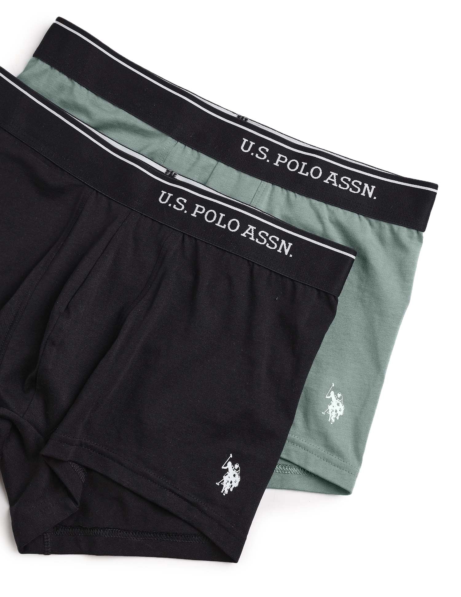 Cotton Stretch Breathable OET18 Trunks - Pack Of 2 - Image 2