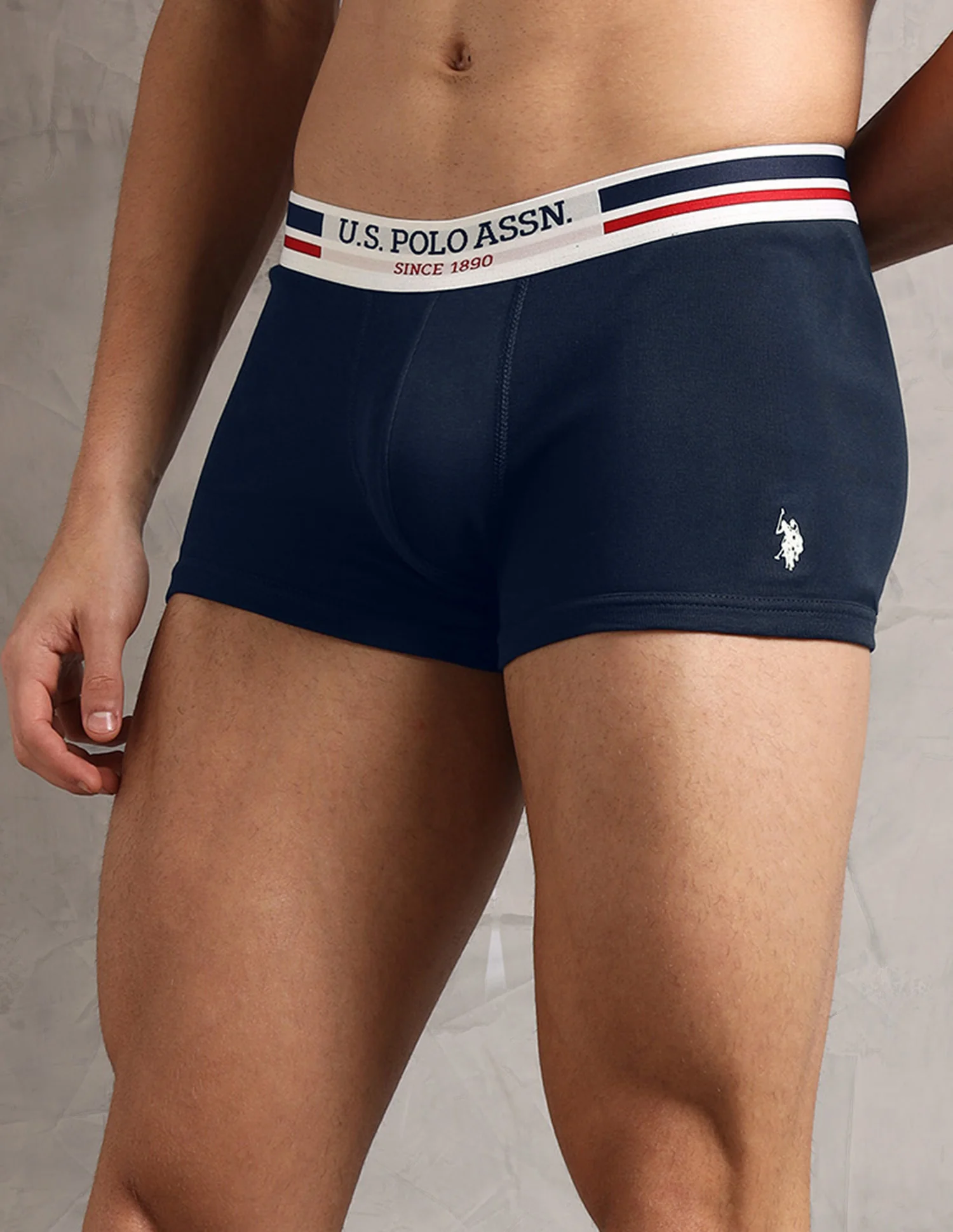 Cotton Stretch Elastic Waistband I641-P2 Trunks - Pack Of 2 - Image 4