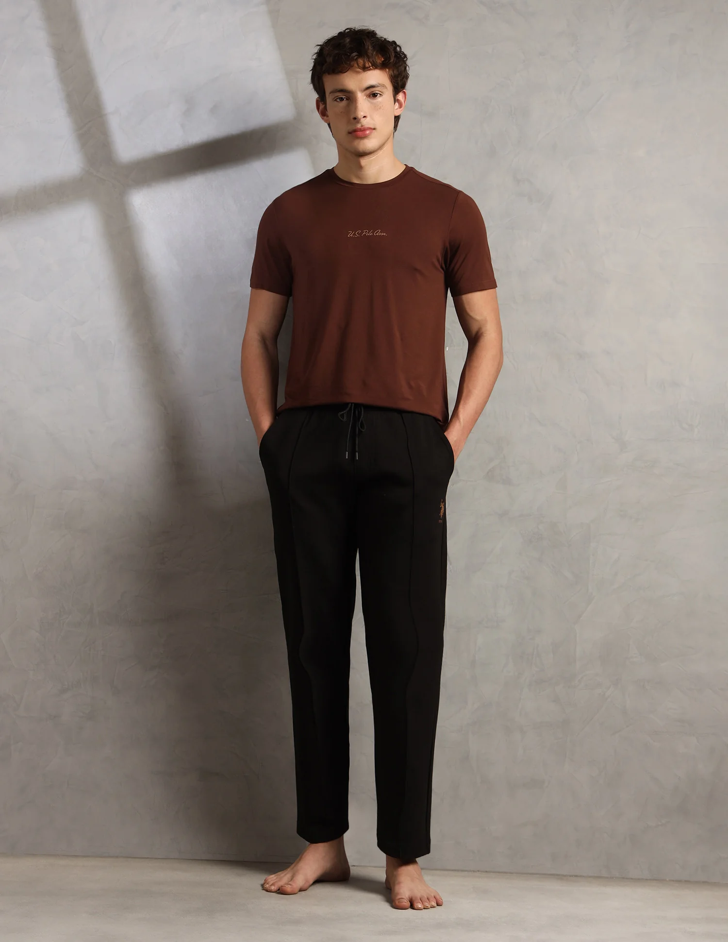 Cotton Stretch Mid Rise PR002-PL Lounge Pants - Pack Of 1 - Image 3