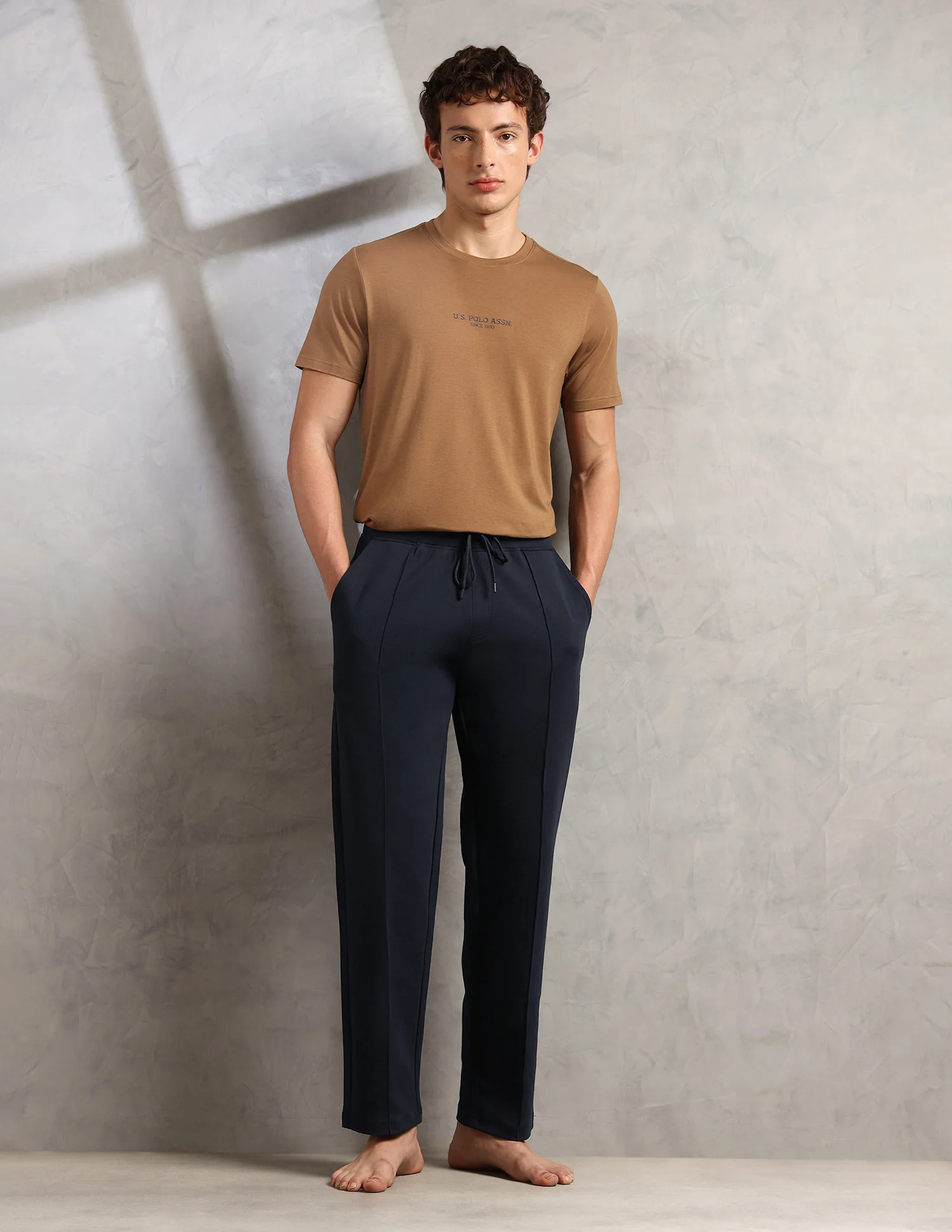 Cotton Stretch Mid Rise PR002-PL Lounge Pants - Pack Of 1 - Image 3