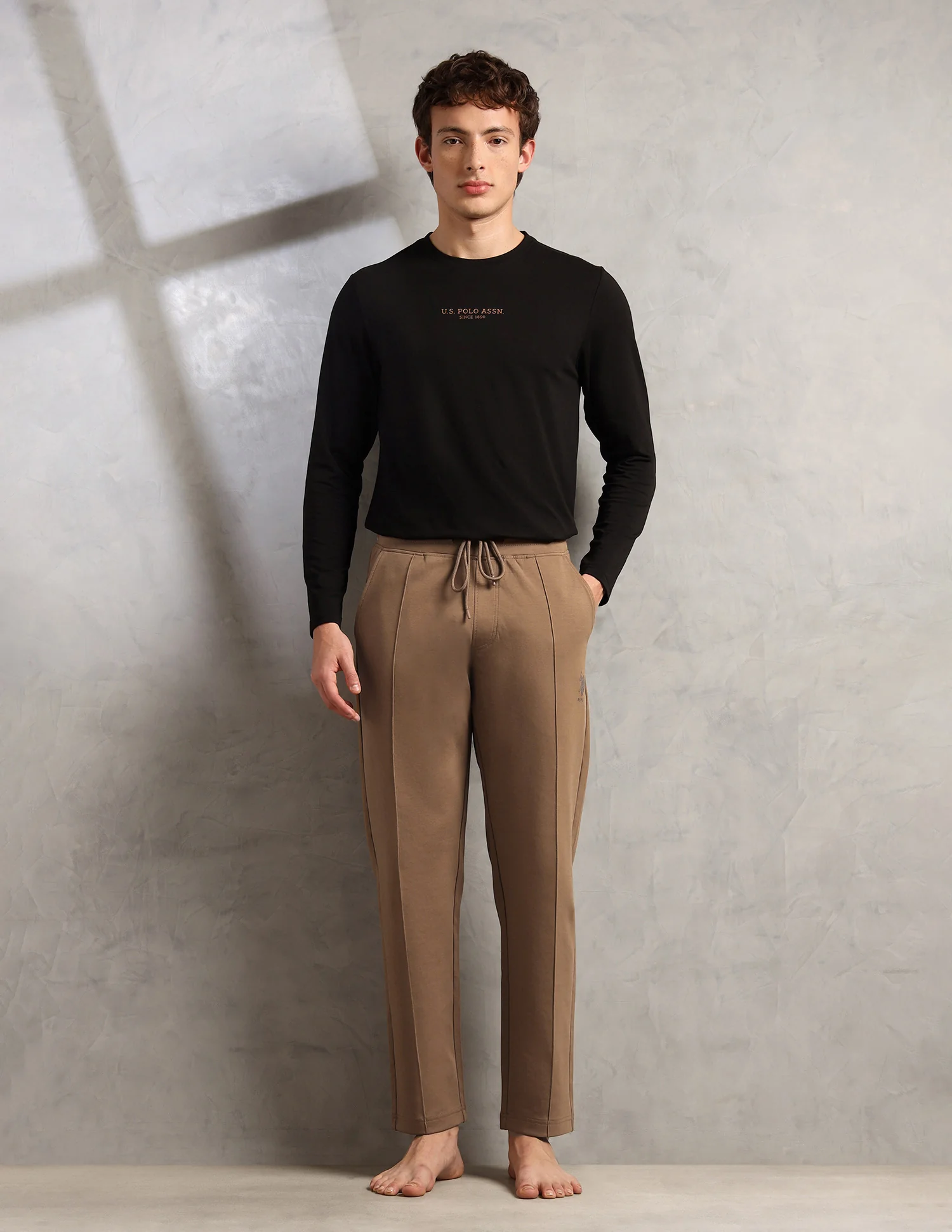 Cotton Stretch Mid Rise PR002-PL Lounge Pants - Pack Of 1 - Image 3