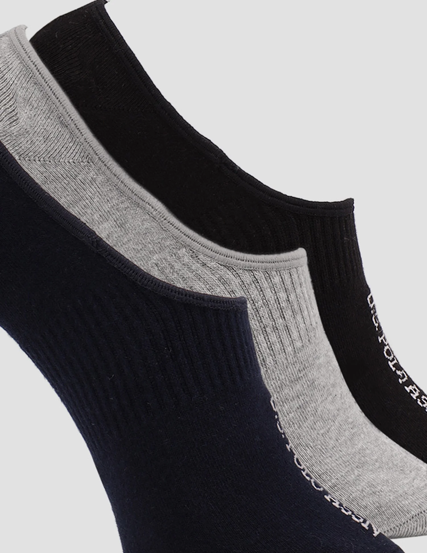 Cotton Stretch No Show ES013 Socks - Pack Of 3 - Image 7