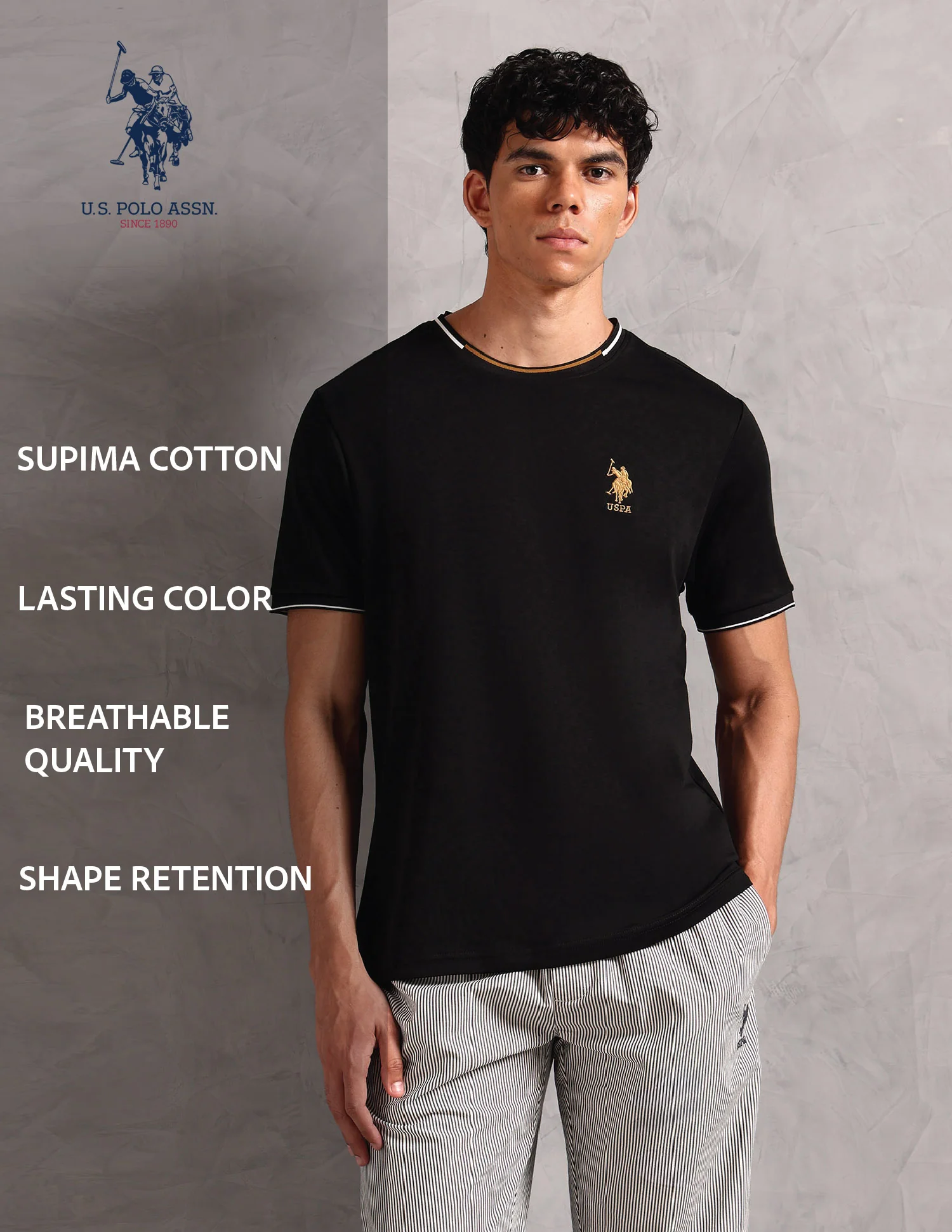Crew Neck Comfort Fit OEE08 Lounge T-Shirt - Pack Of 1 - Image 9