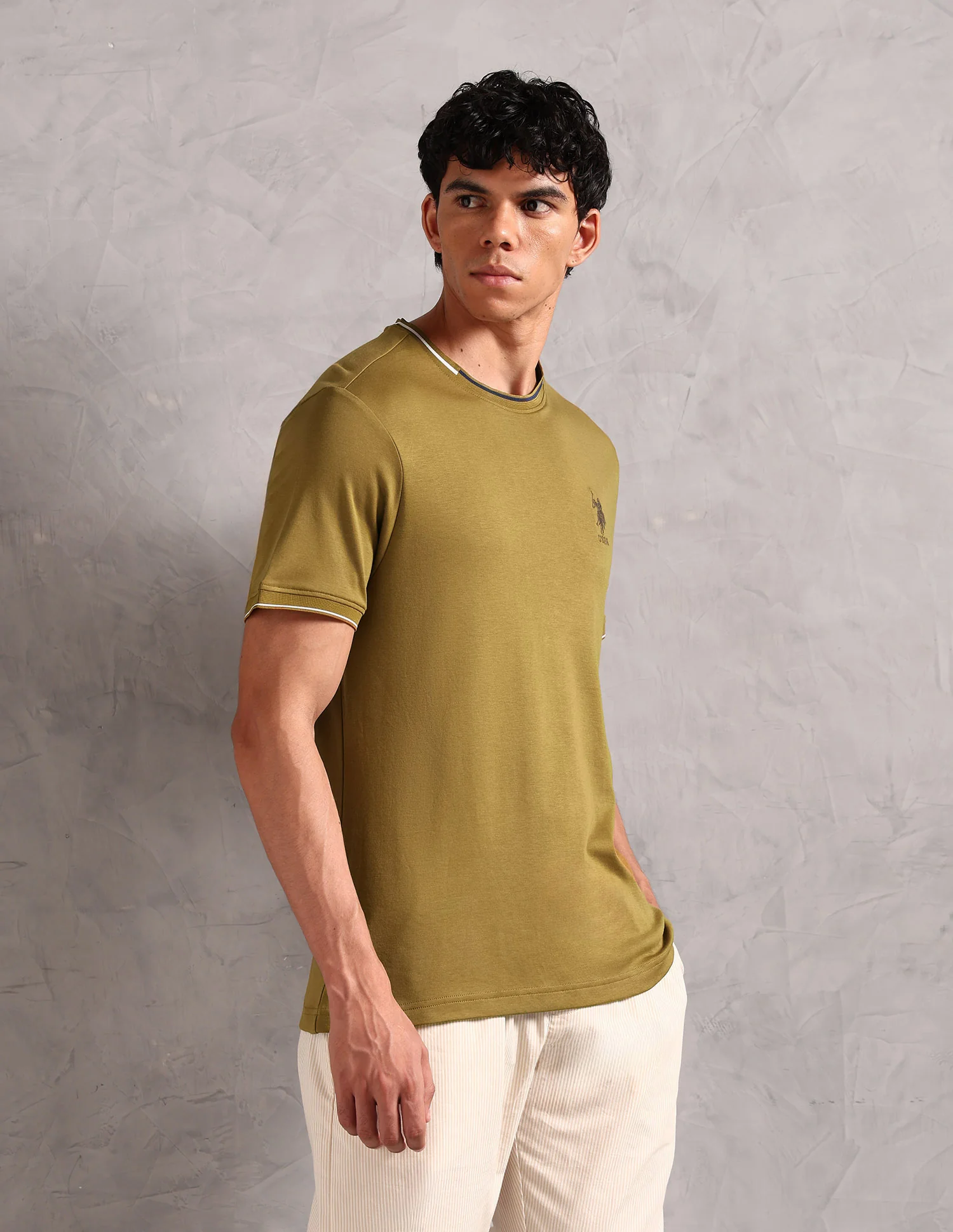 Crew Neck Comfort Fit OEE08 Lounge T-Shirt - Pack Of 1 - Image 4