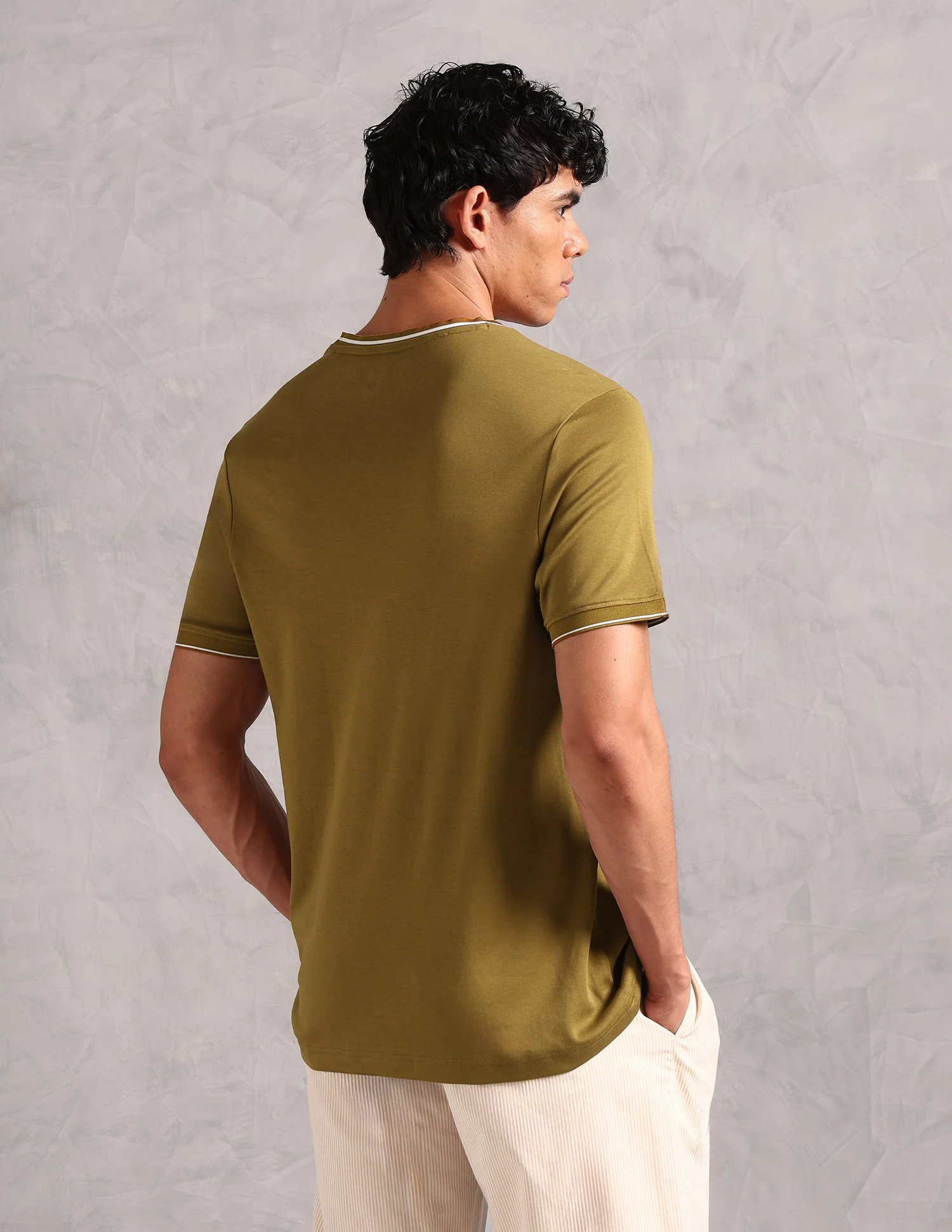 Crew Neck Comfort Fit OEE08 Lounge T-Shirt - Pack Of 1 - Image 5