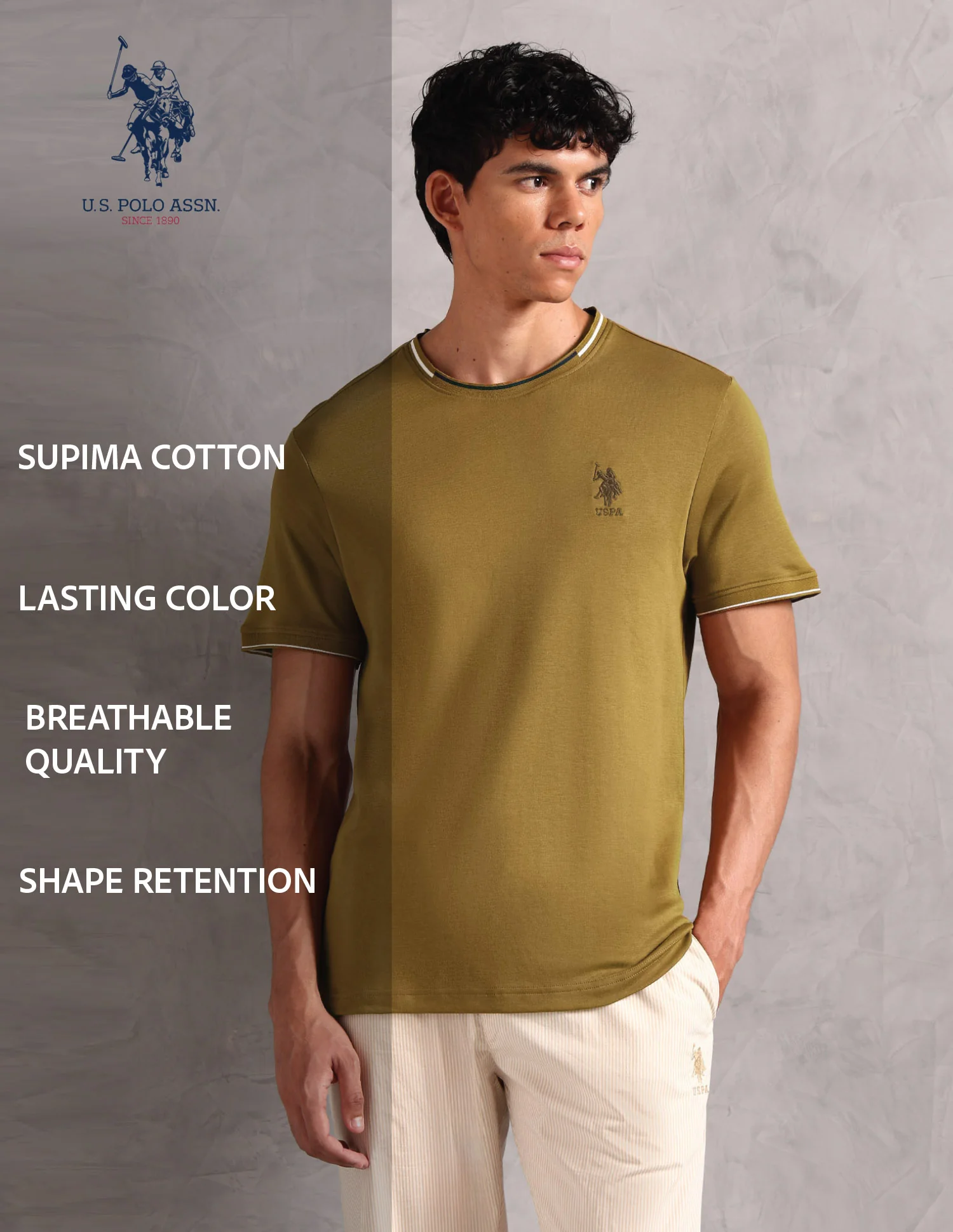 Crew Neck Comfort Fit OEE08 Lounge T-Shirt - Pack Of 1 - Image 9