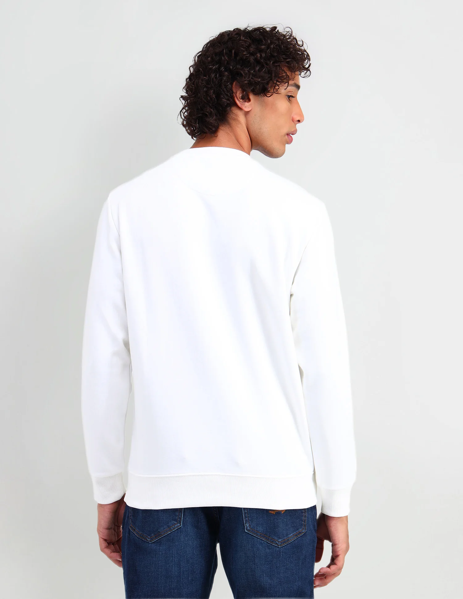 Crew Neck Regular Fit Sweatshirt - Image 5