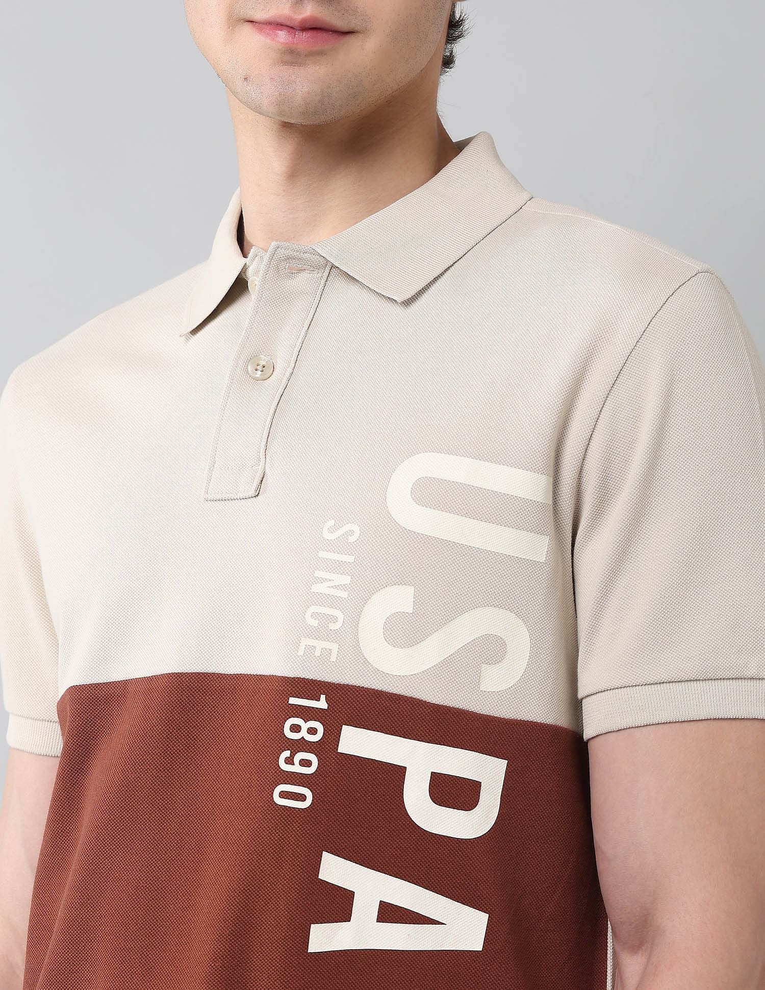 Cut & Sew Muscle Fit Polo Shirt - Image 7