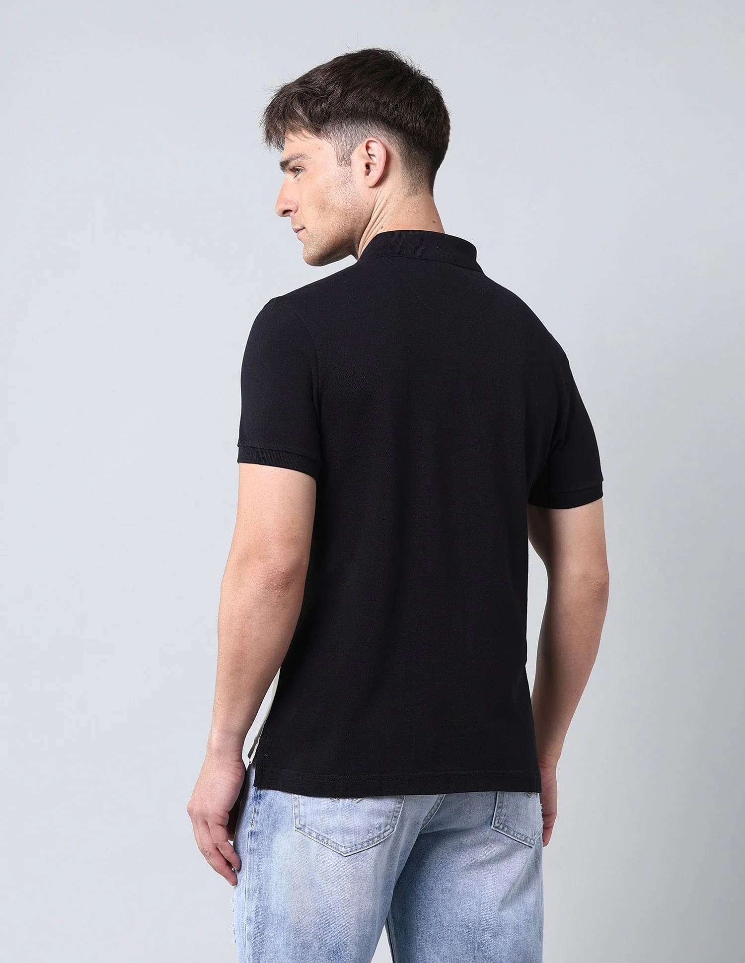 Cut & Sew Muscle Fit Polo Shirt - Image 5