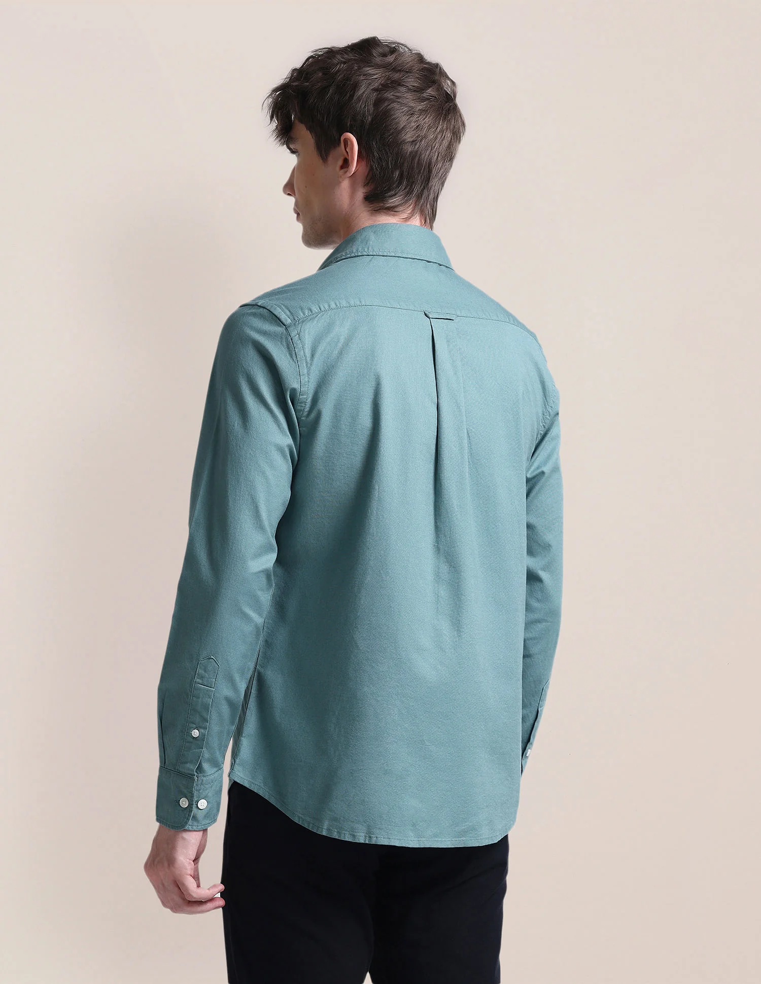 Cutaway Collar Cotton Shirt - Image 5
